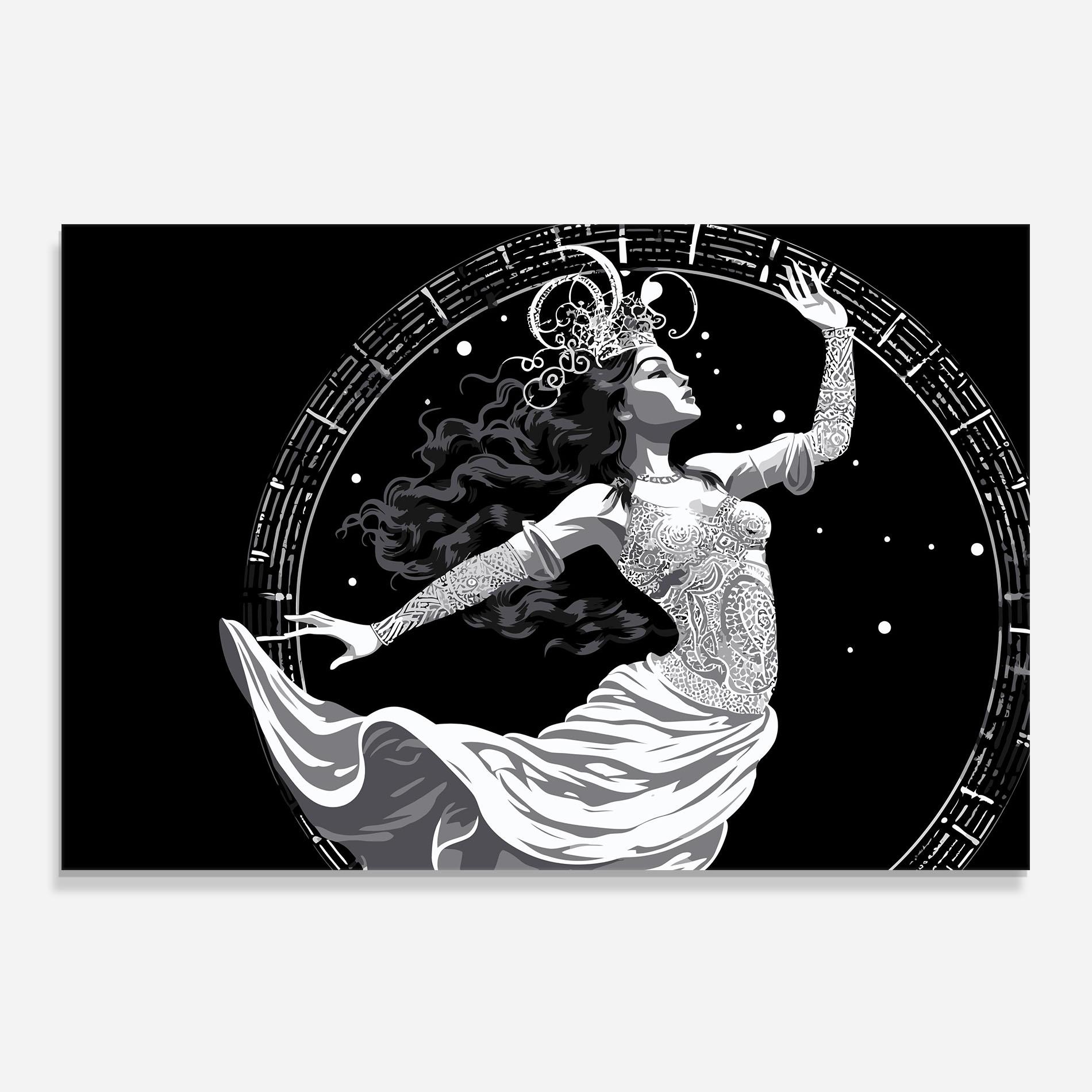 Panou Sticla Bucatarie Beautiful Witch mockup 0