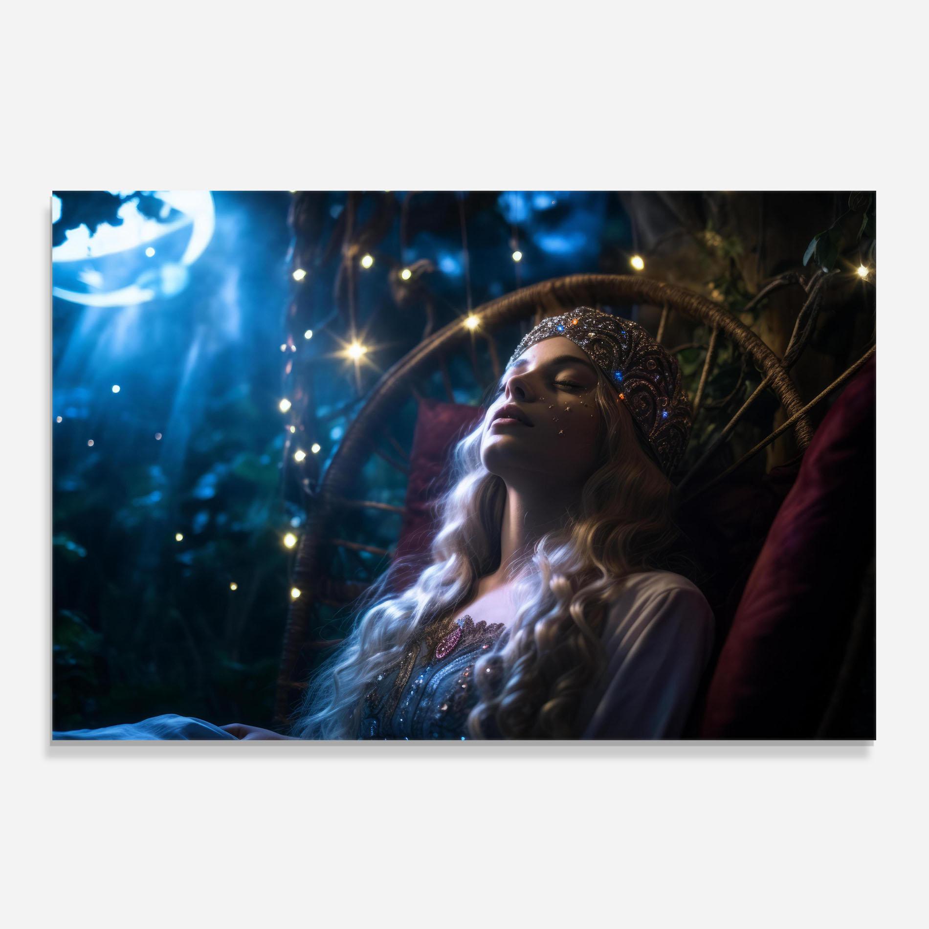 Panou Sticla Bucatarie Witch Sleeping mockup 0