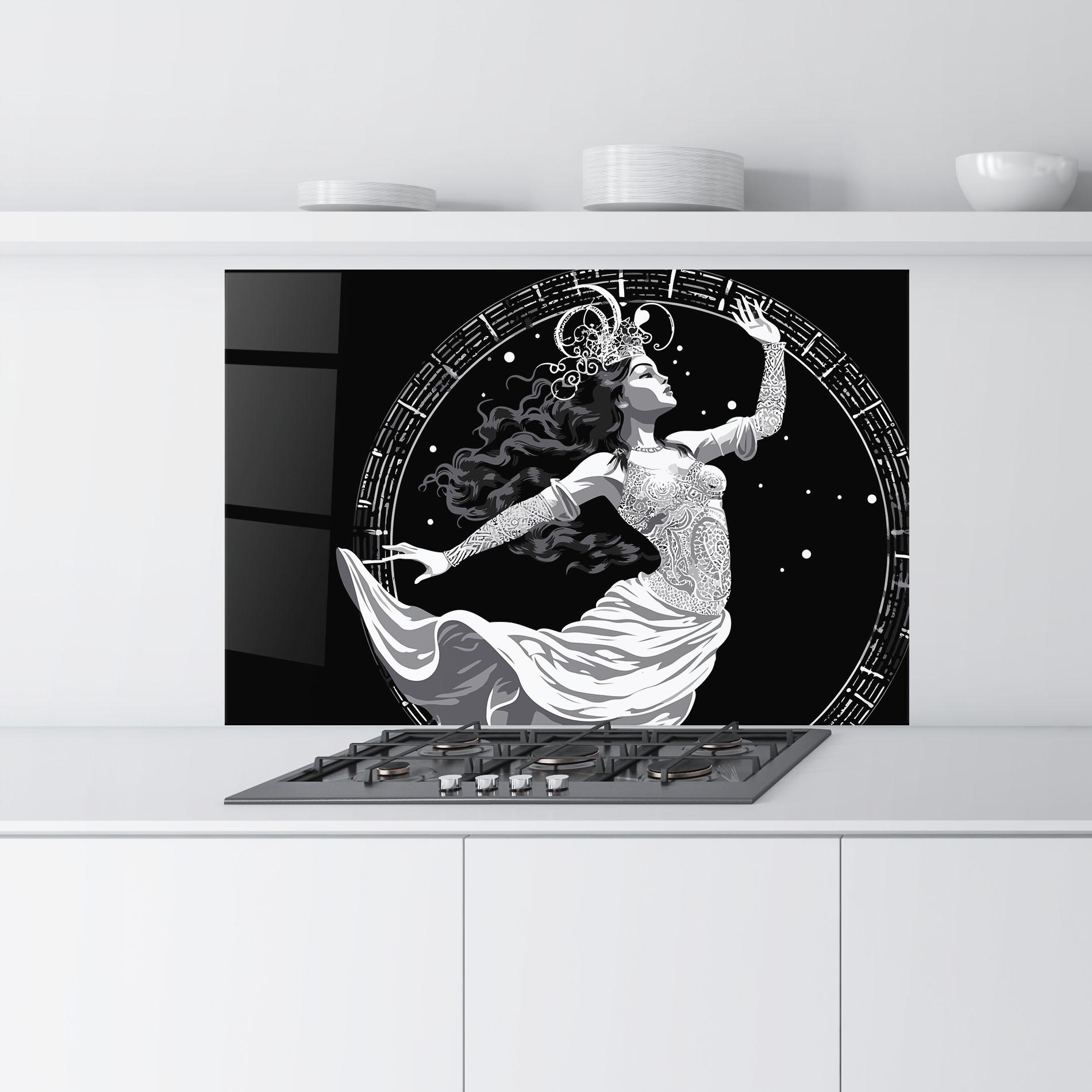 Panou Sticla Bucatarie Beautiful Witch mockup 9