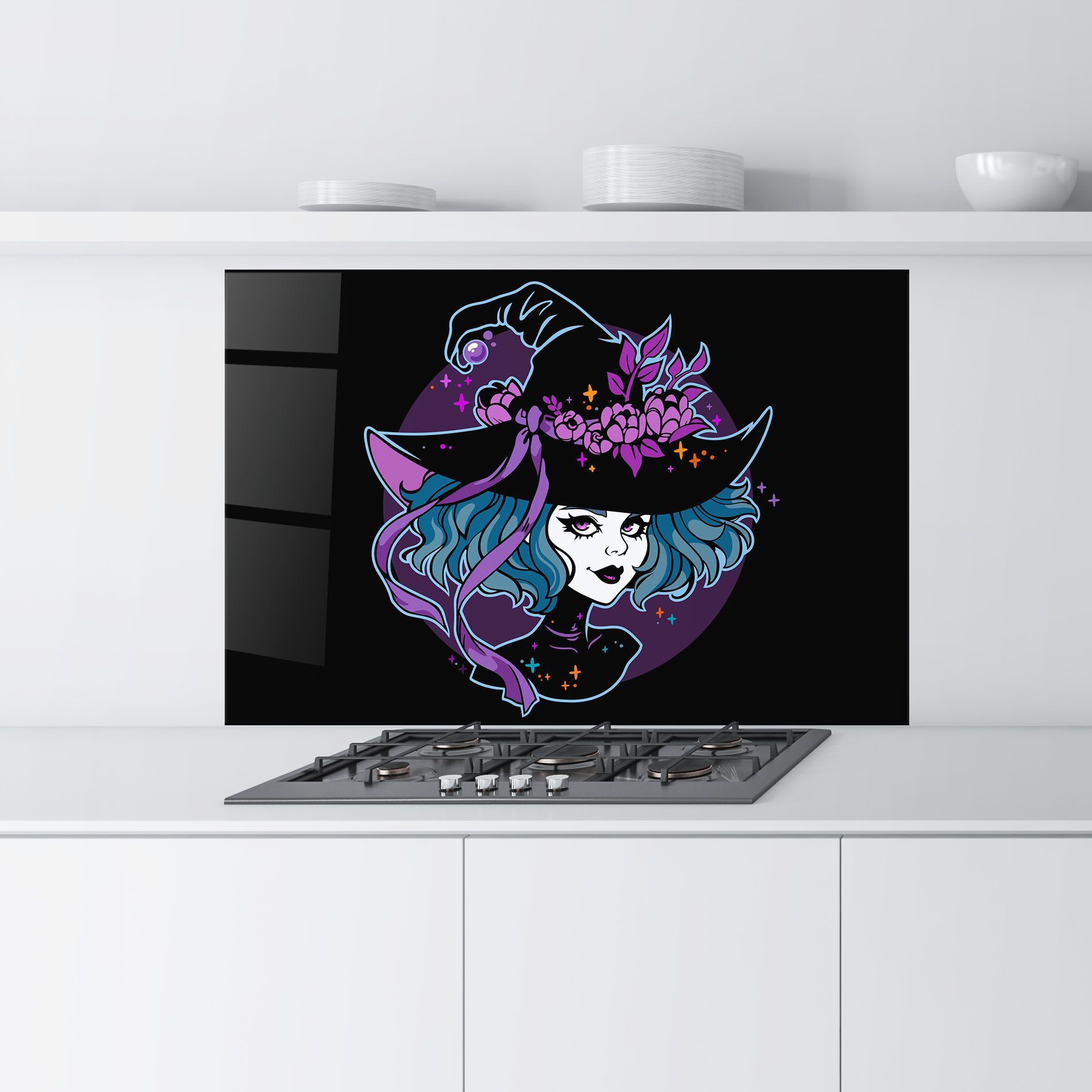 Cute Purple Witch mockup 9