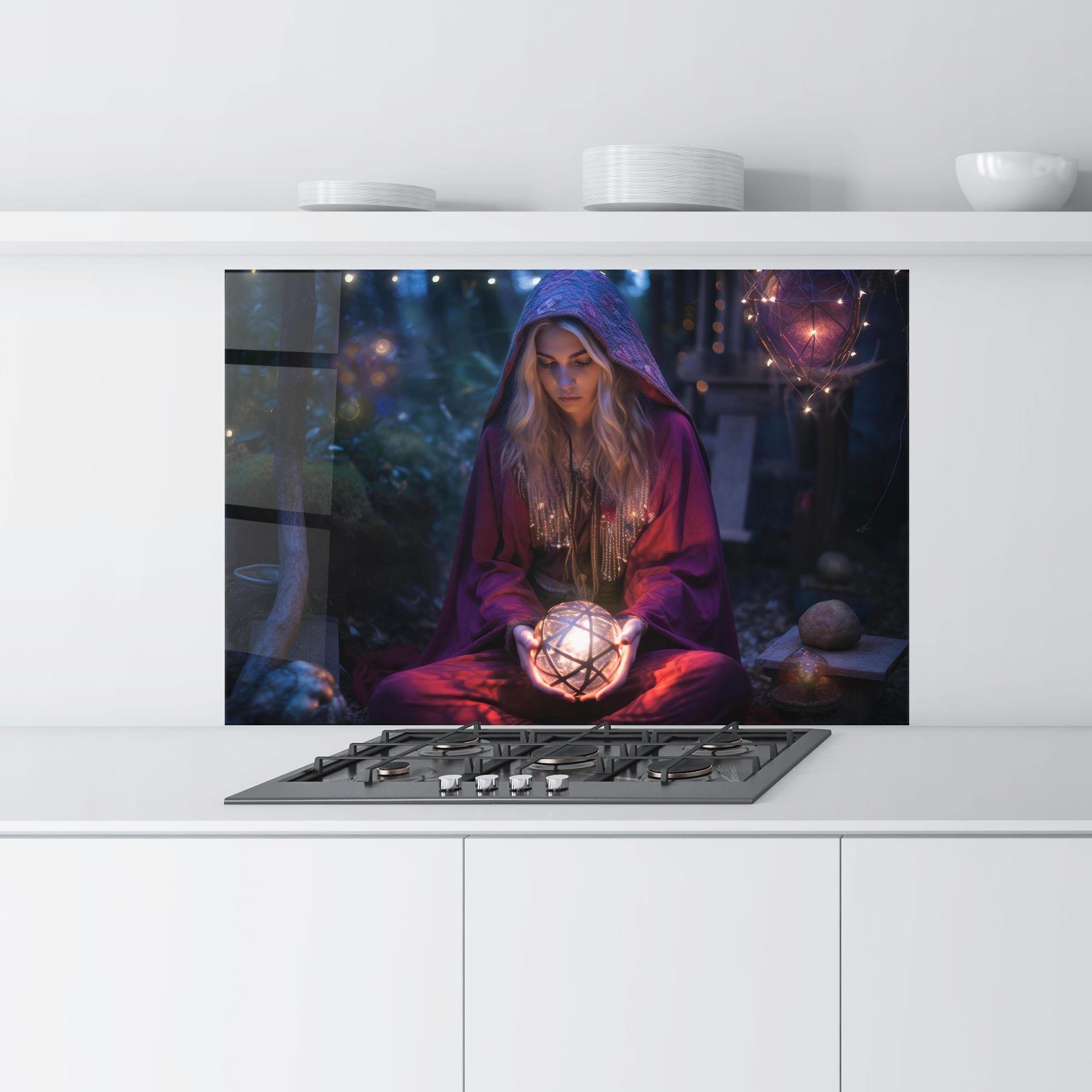 Panou Sticla Bucatarie Garden Witch mockup 9