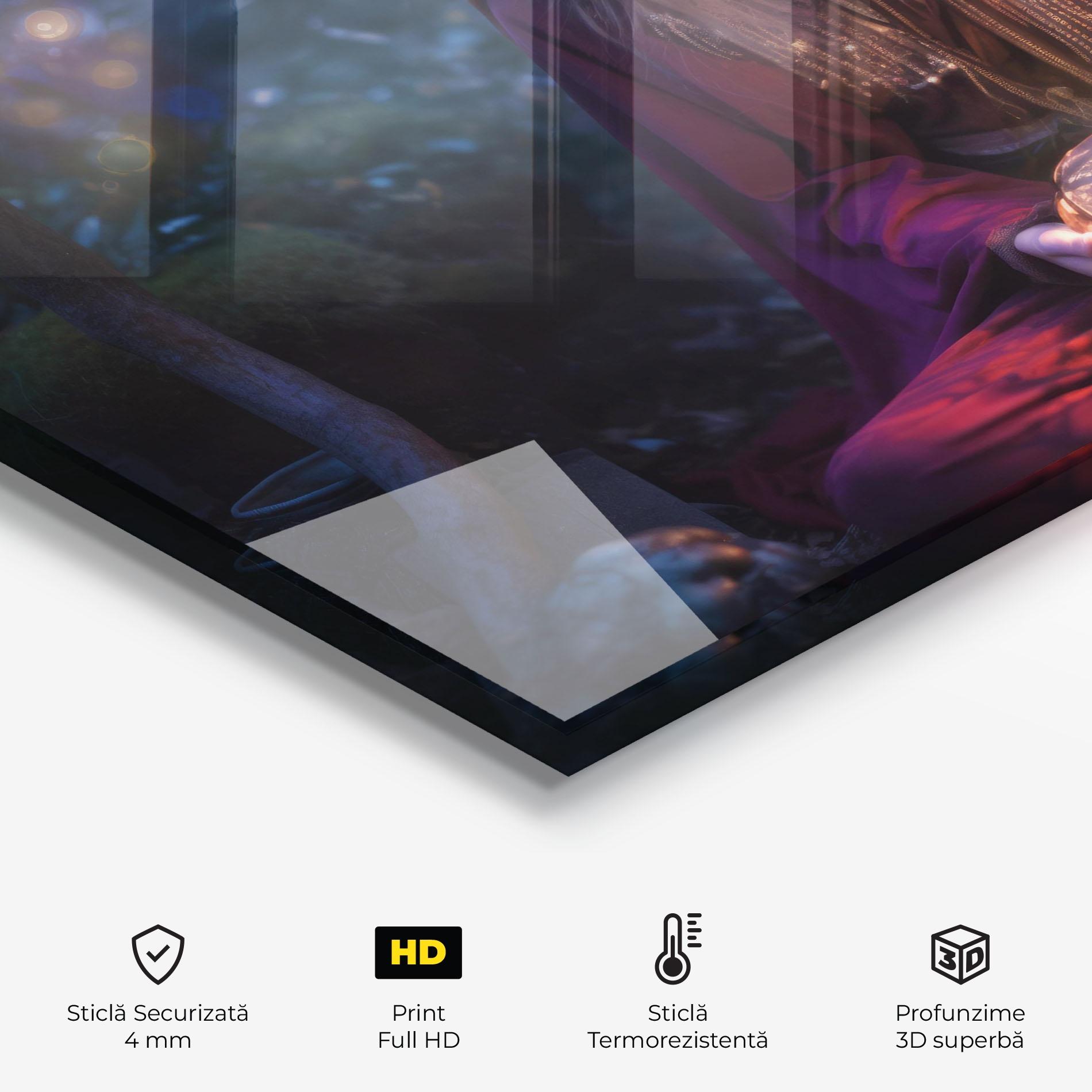 Panou Sticla Bucatarie Garden Witch mockup 2