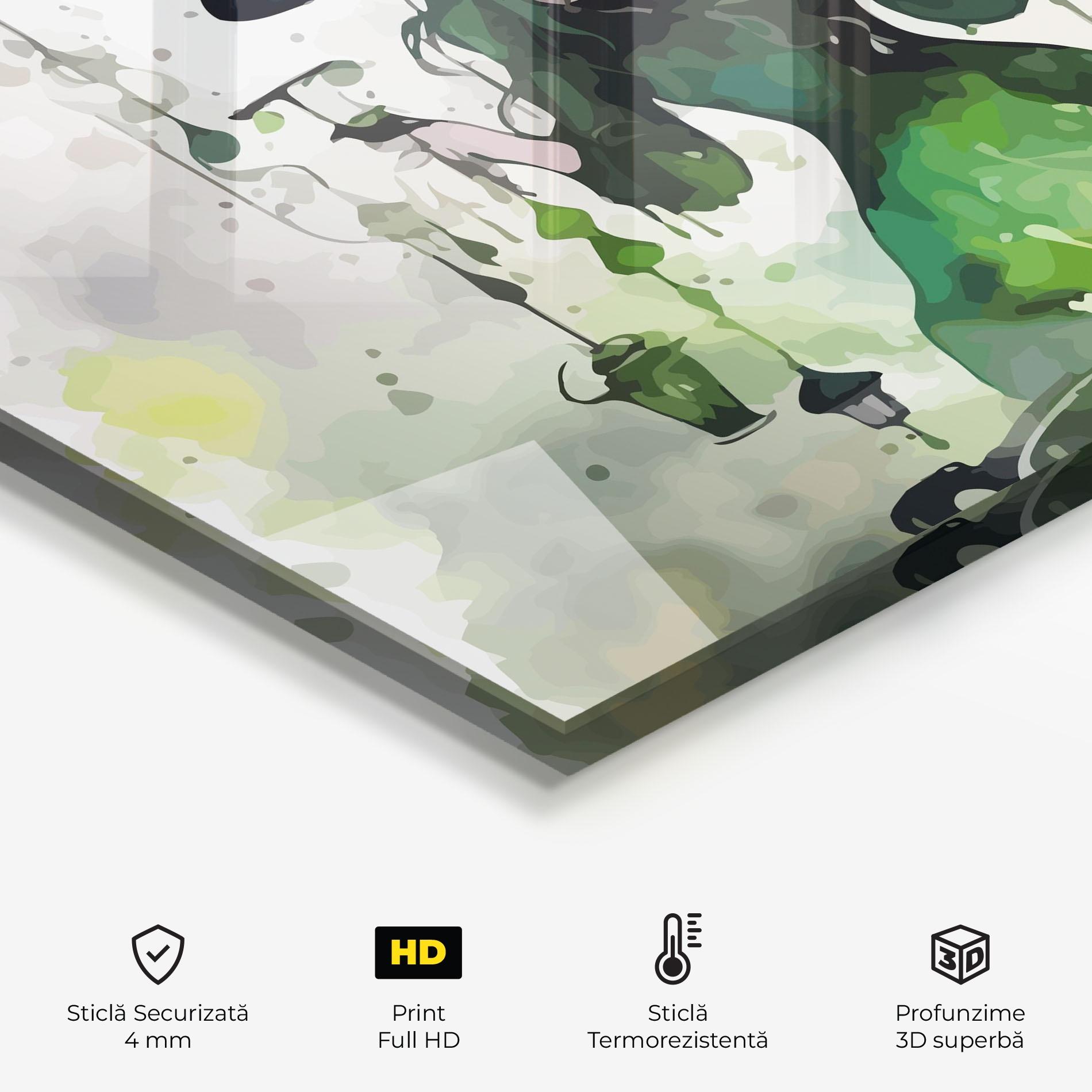 Panou Sticla Bucatarie Green Light Witch mockup 2