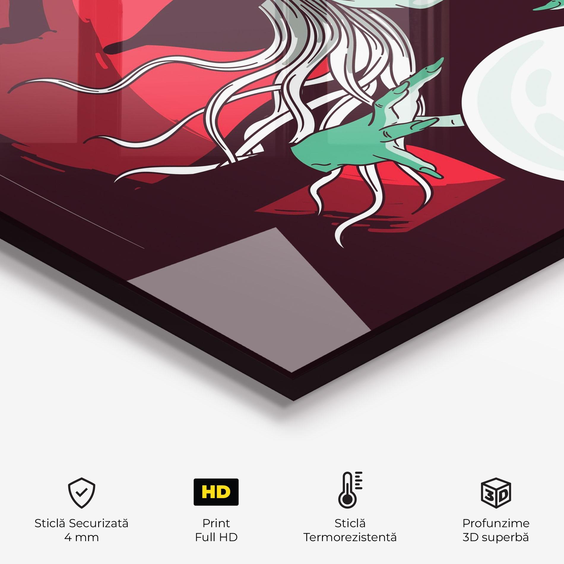 Panou Sticla Bucatarie Green Witch mockup 2