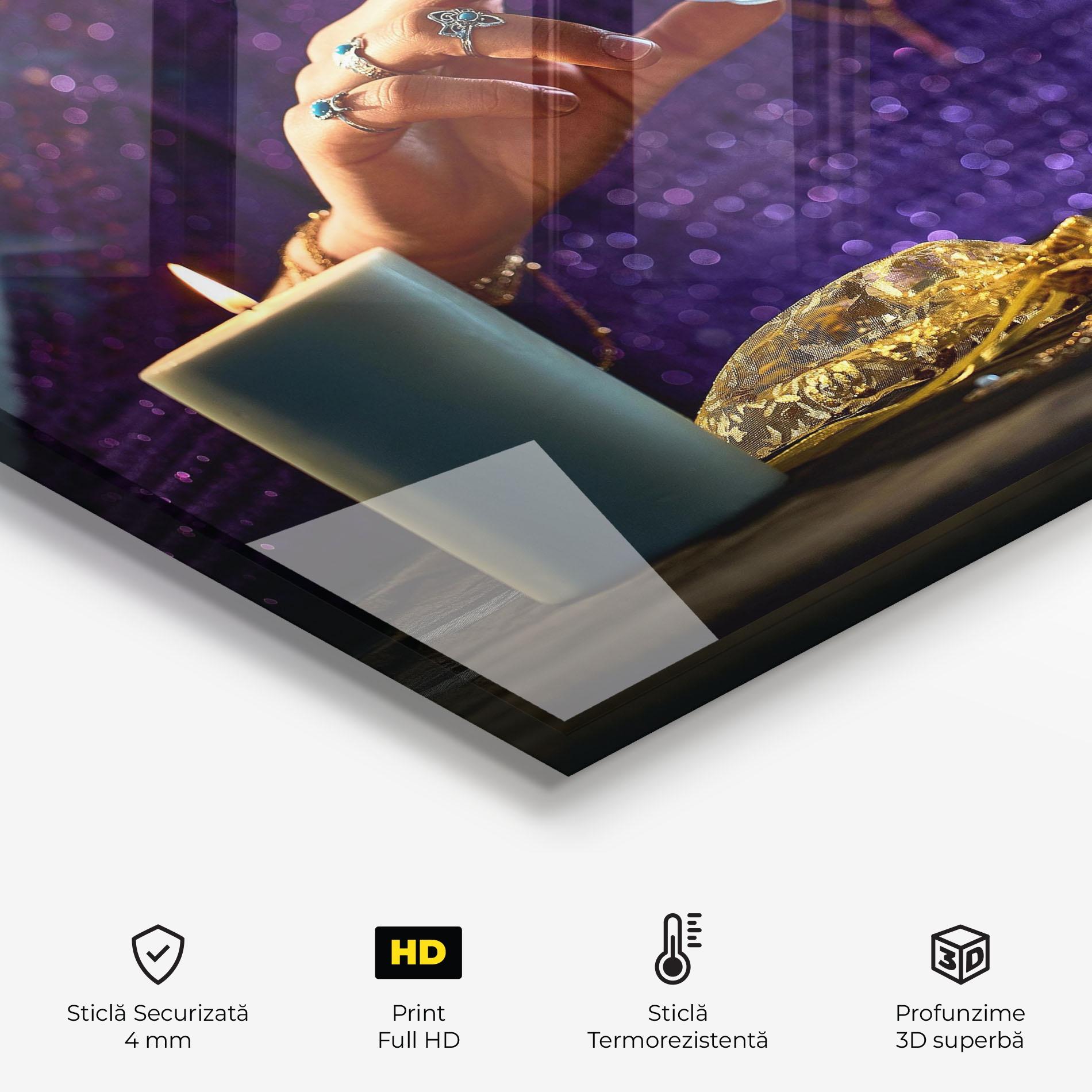 Panou Sticla Bucatarie Witch Magic mockup 2