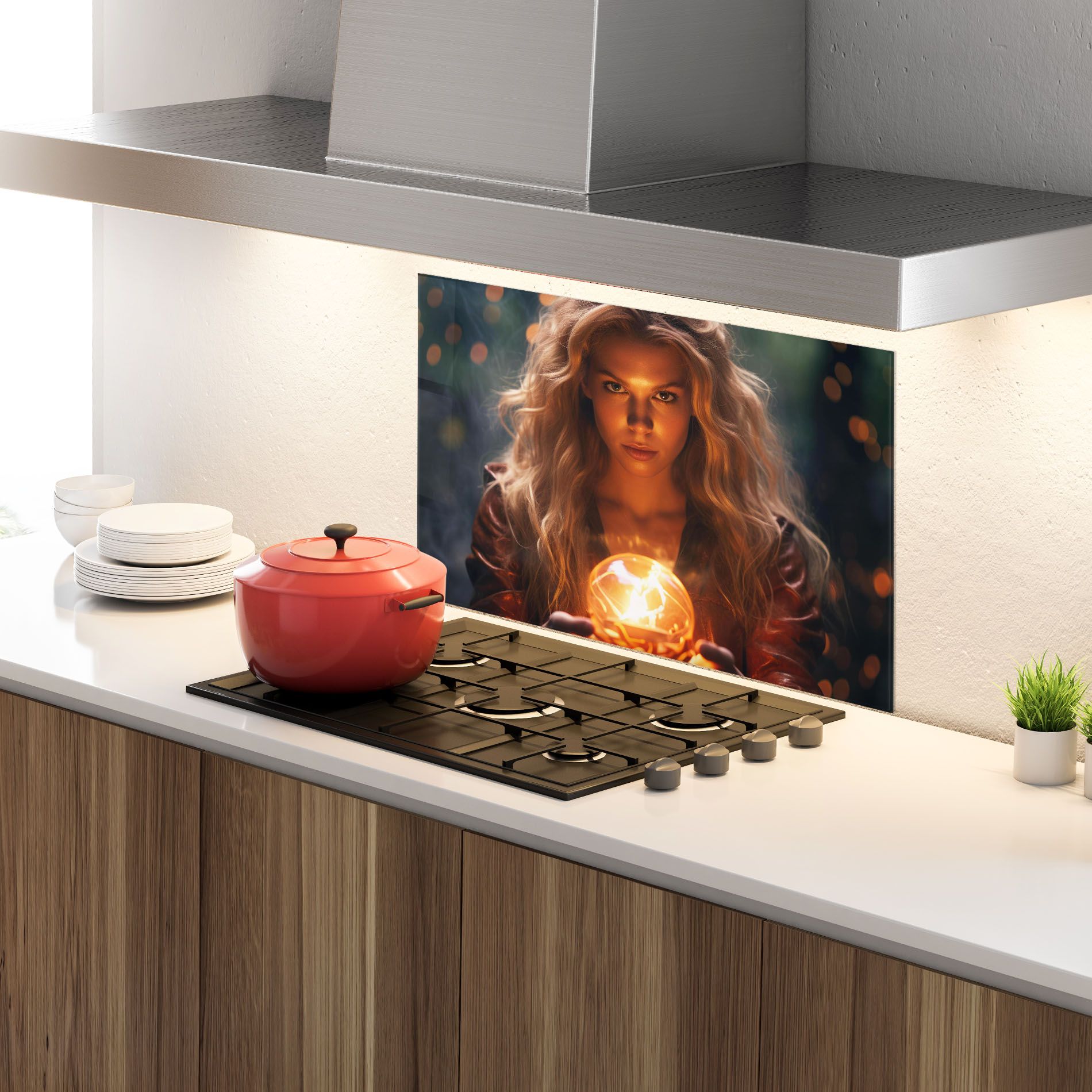 Beautiful Woman Witch mockup 4