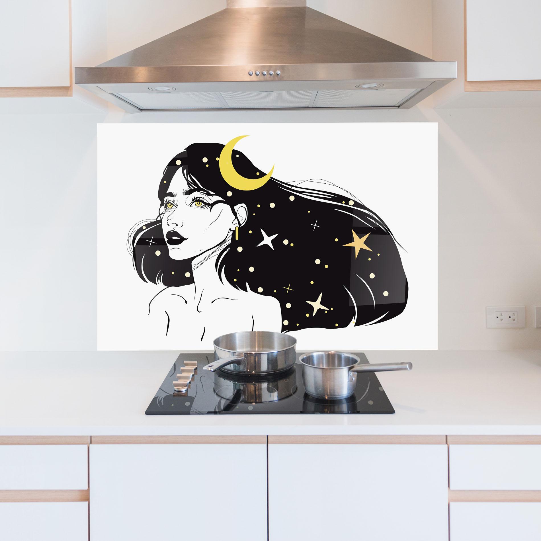 Panou Sticla Bucatarie Night Witch mockup 5