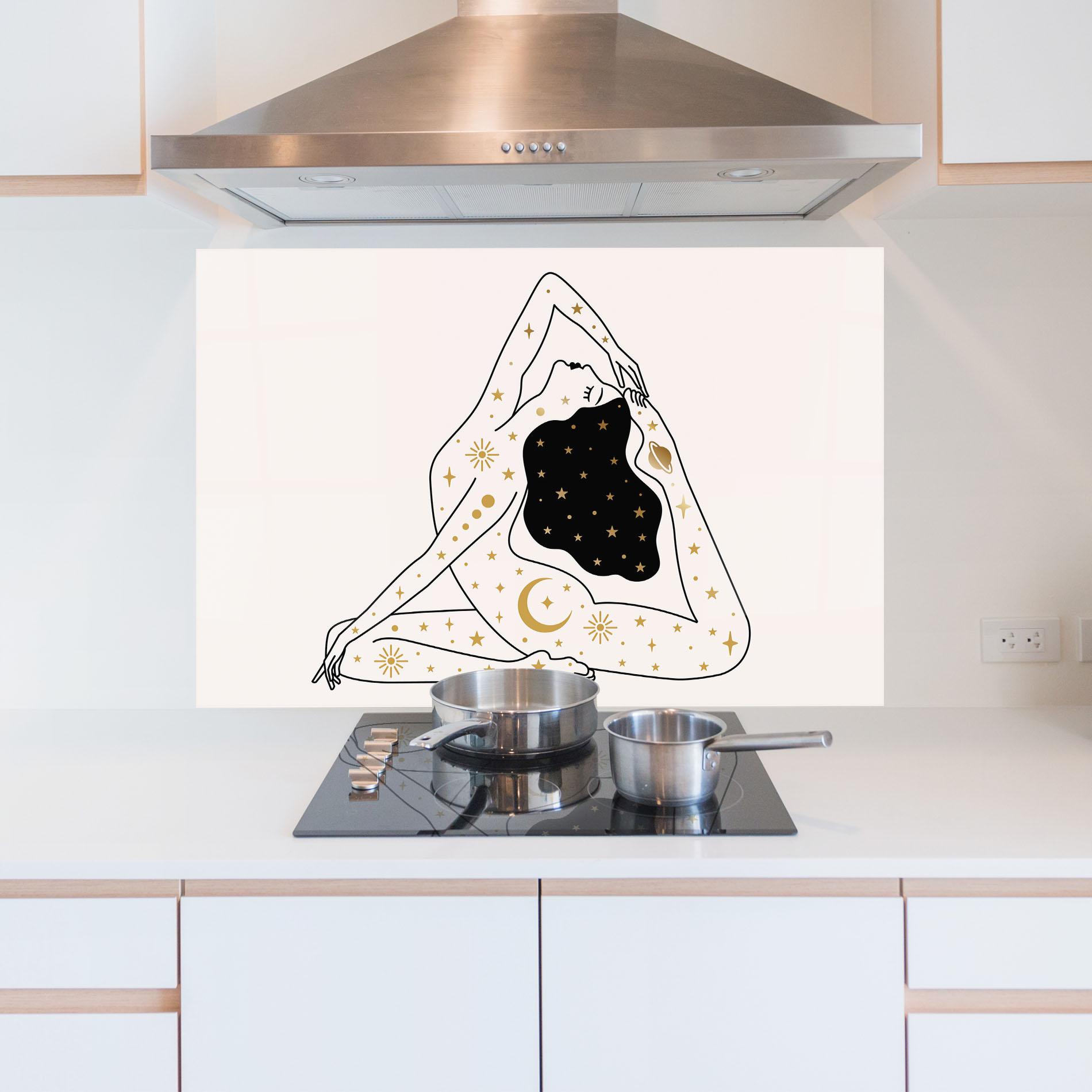 Panou Sticla Bucatarie Stars Witch mockup 5