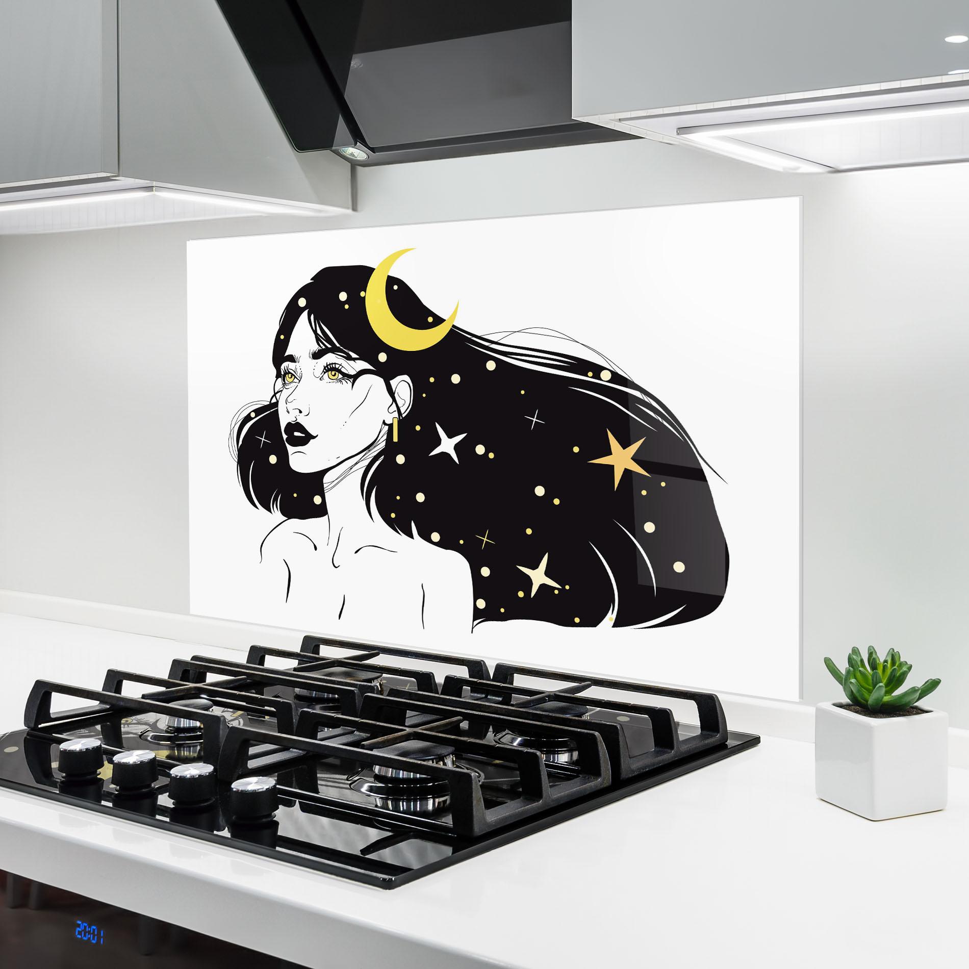 Panou Sticla Bucatarie Night Witch mockup 6