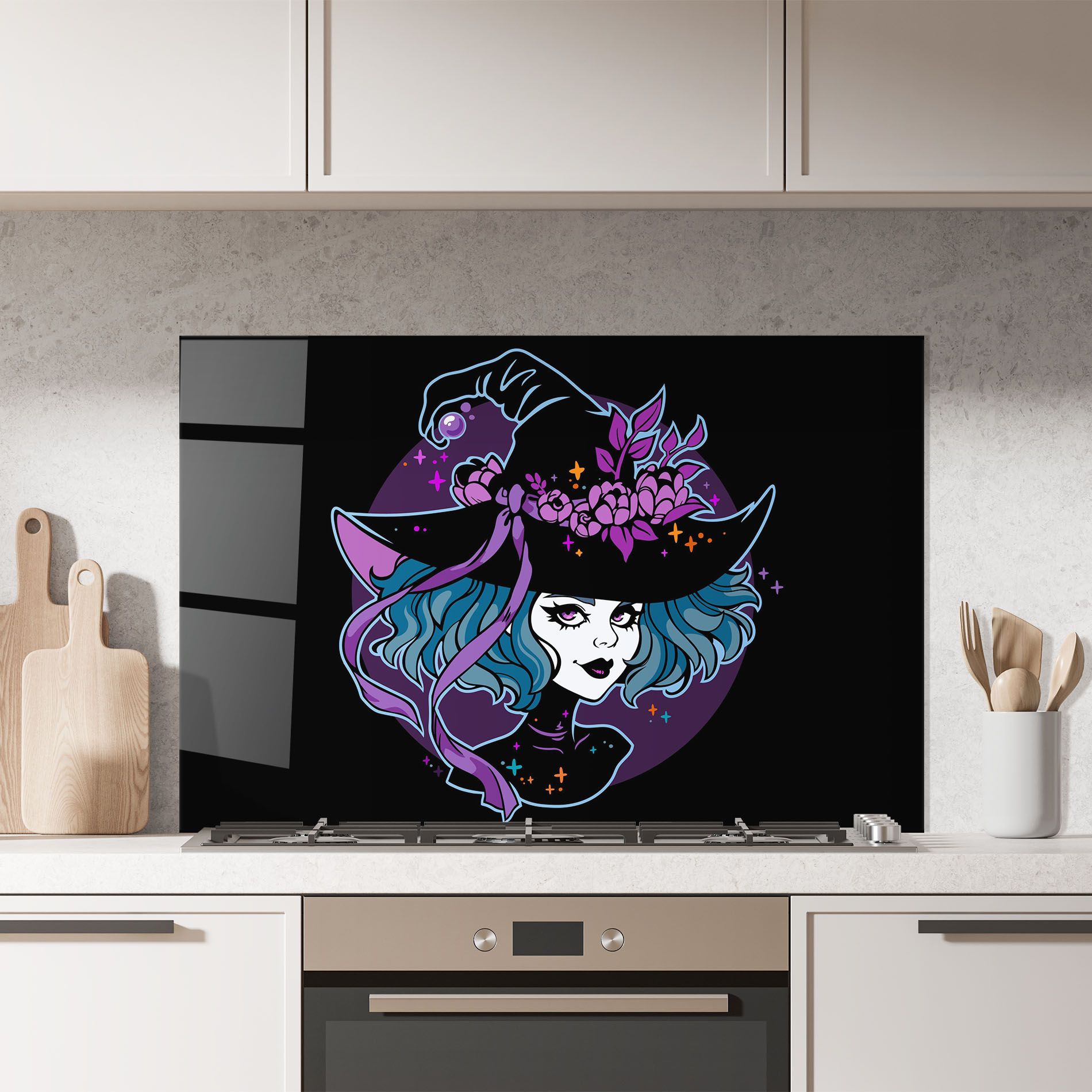 Cute Purple Witch mockup 7