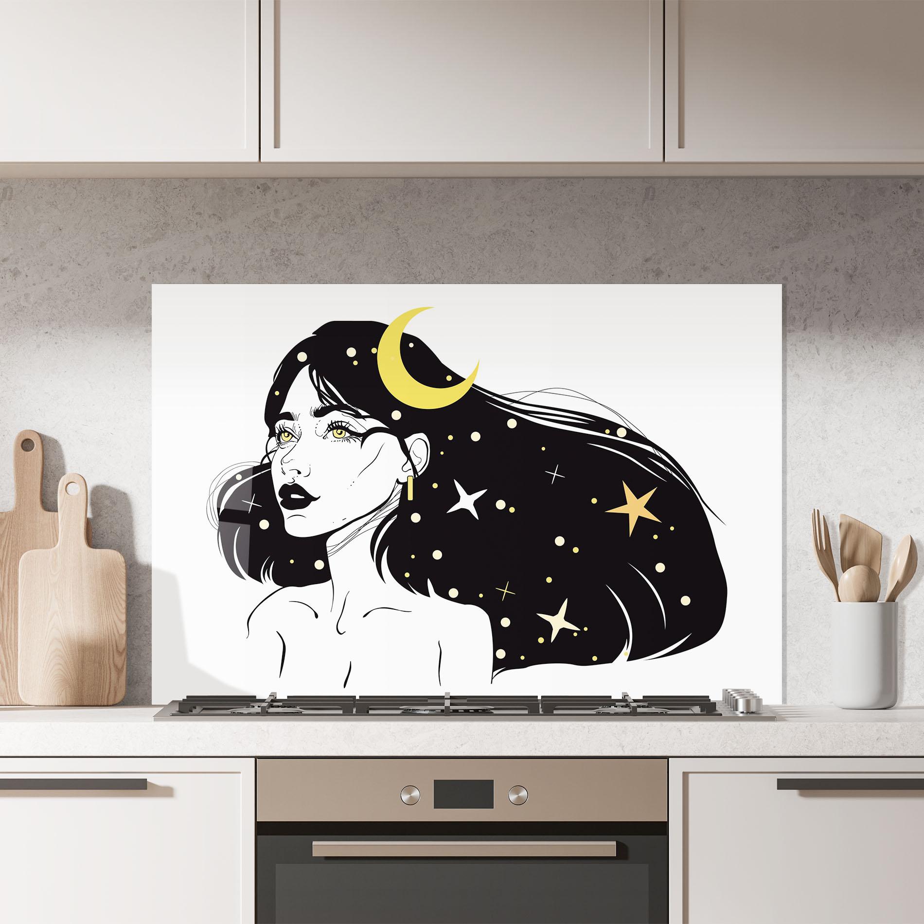 Panou Sticla Bucatarie Night Witch mockup 7