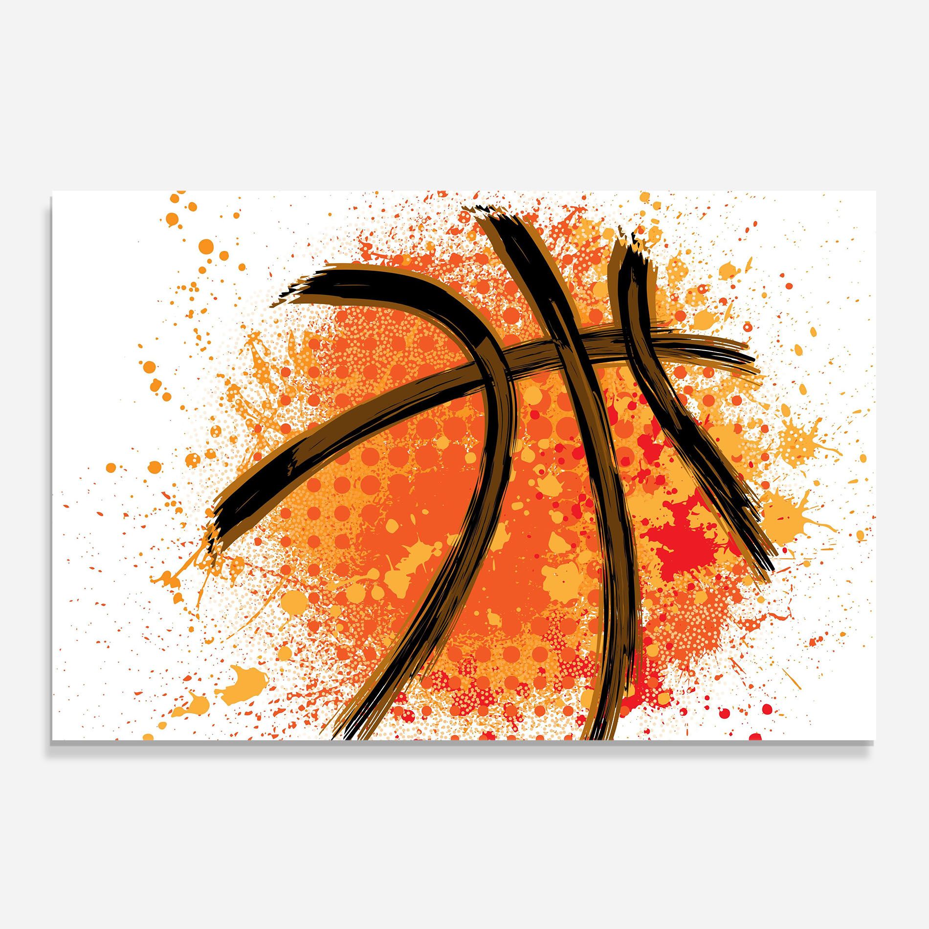 Basket Orange Grunge mockup 0