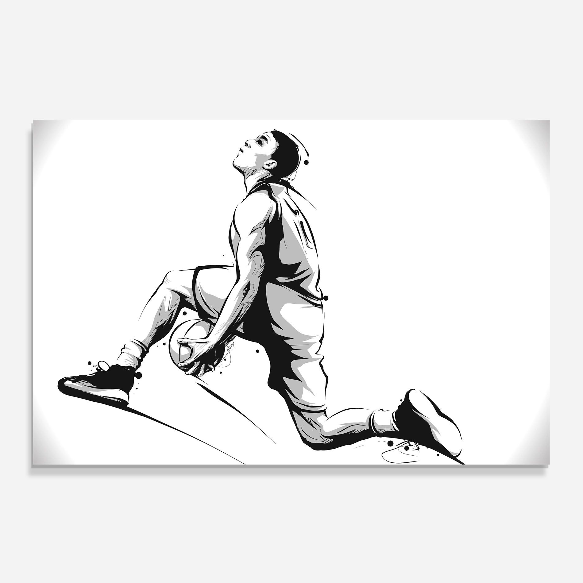 Basketball Player Jump mockup 0