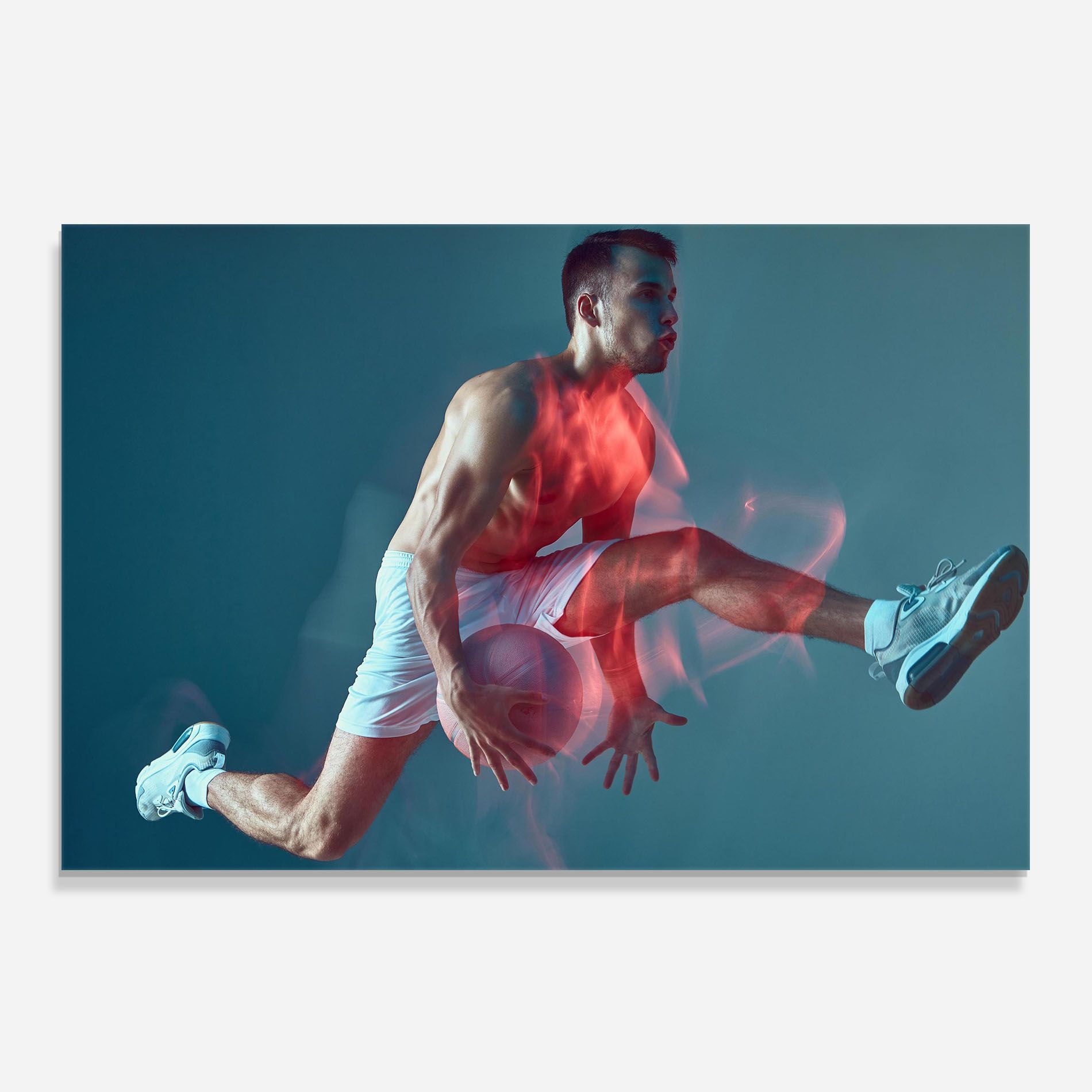 Fire Basketball Player mockup 0