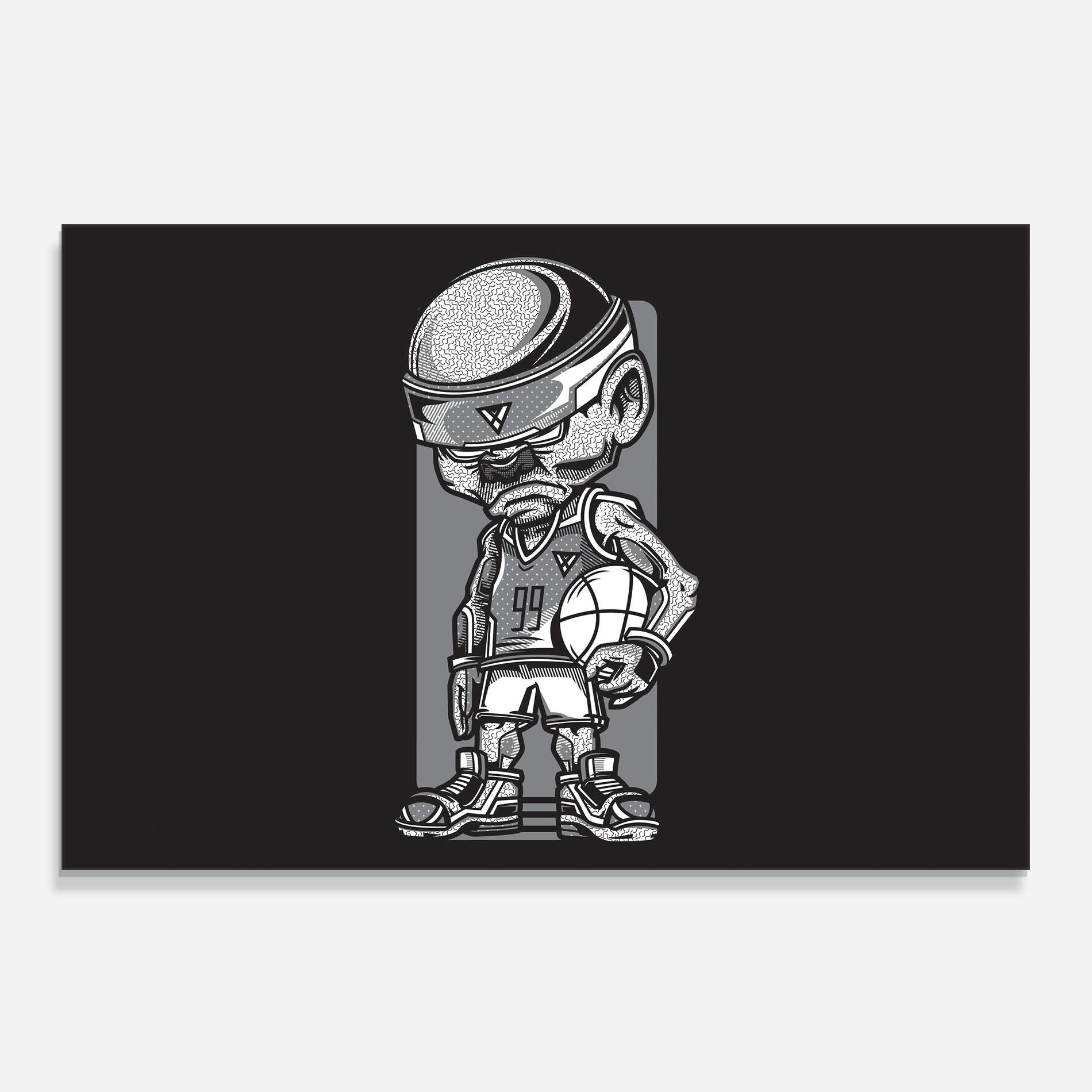 Panou Sticla Bucatarie Old Man Basket mockup 0