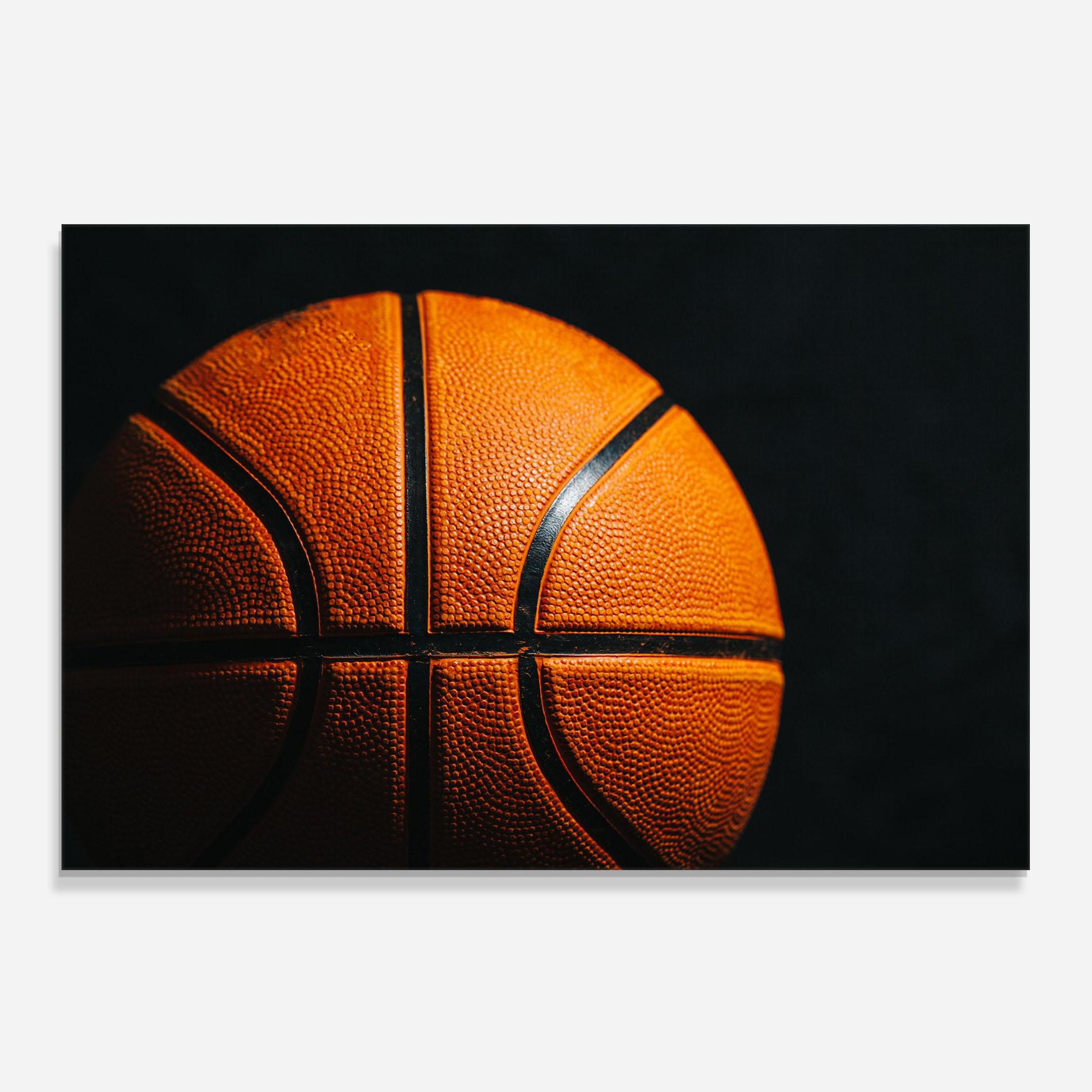Panou Sticla Bucatarie Orange Basketball mockup 0
