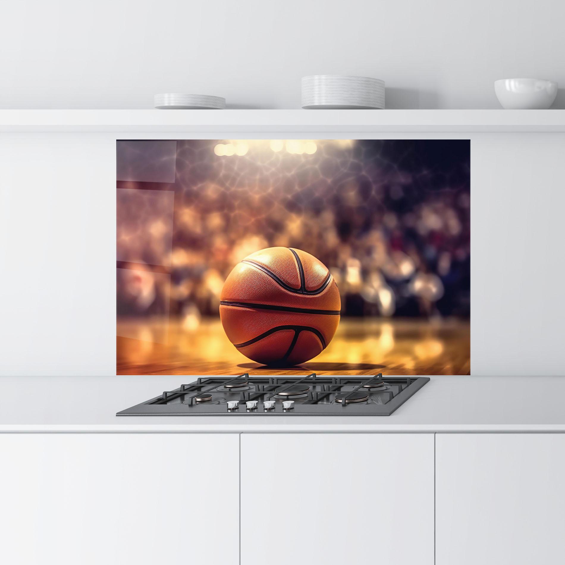 Panou Sticla Bucatarie Basketball Arena mockup 9