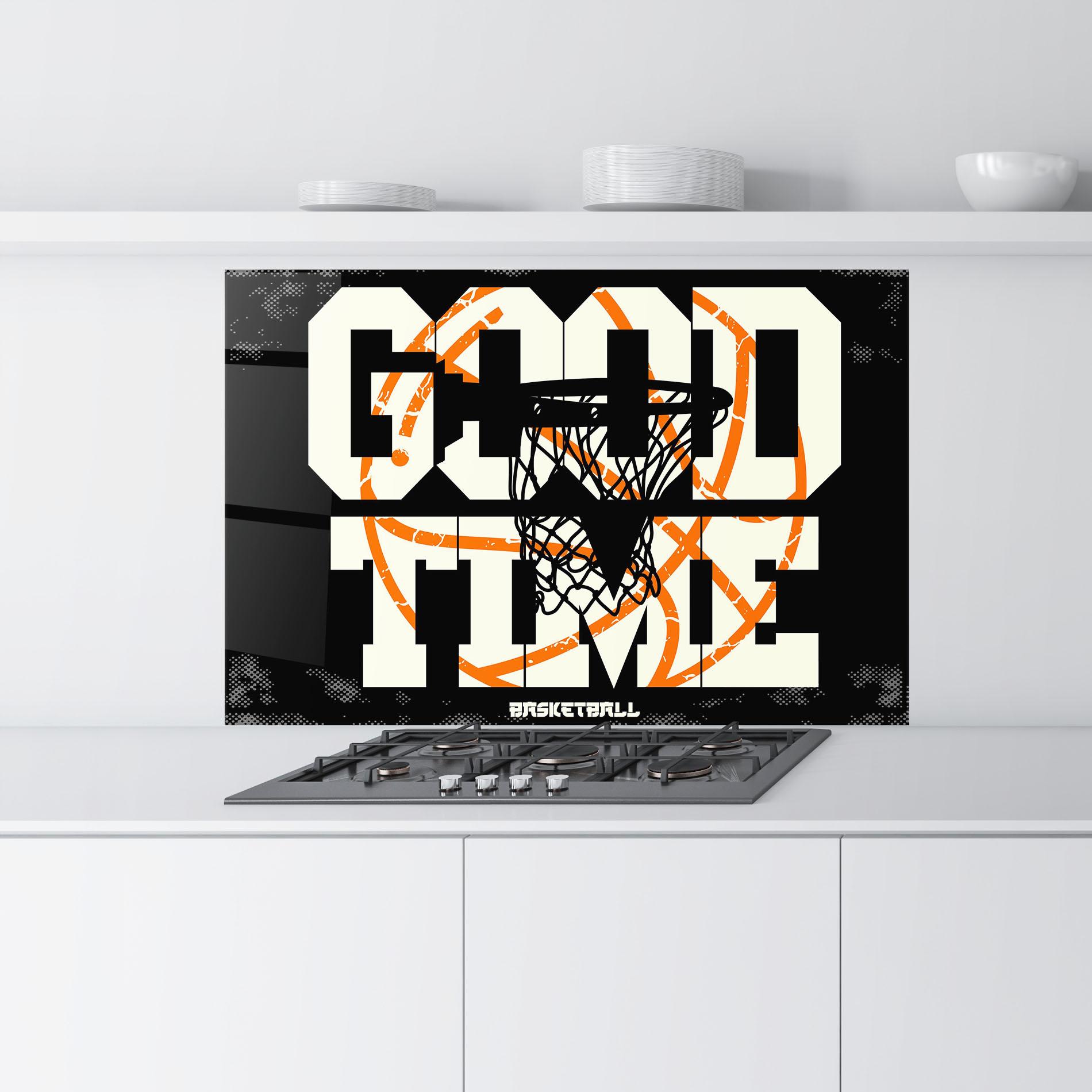 Panou Sticla Bucatarie Good Time Basket mockup 9