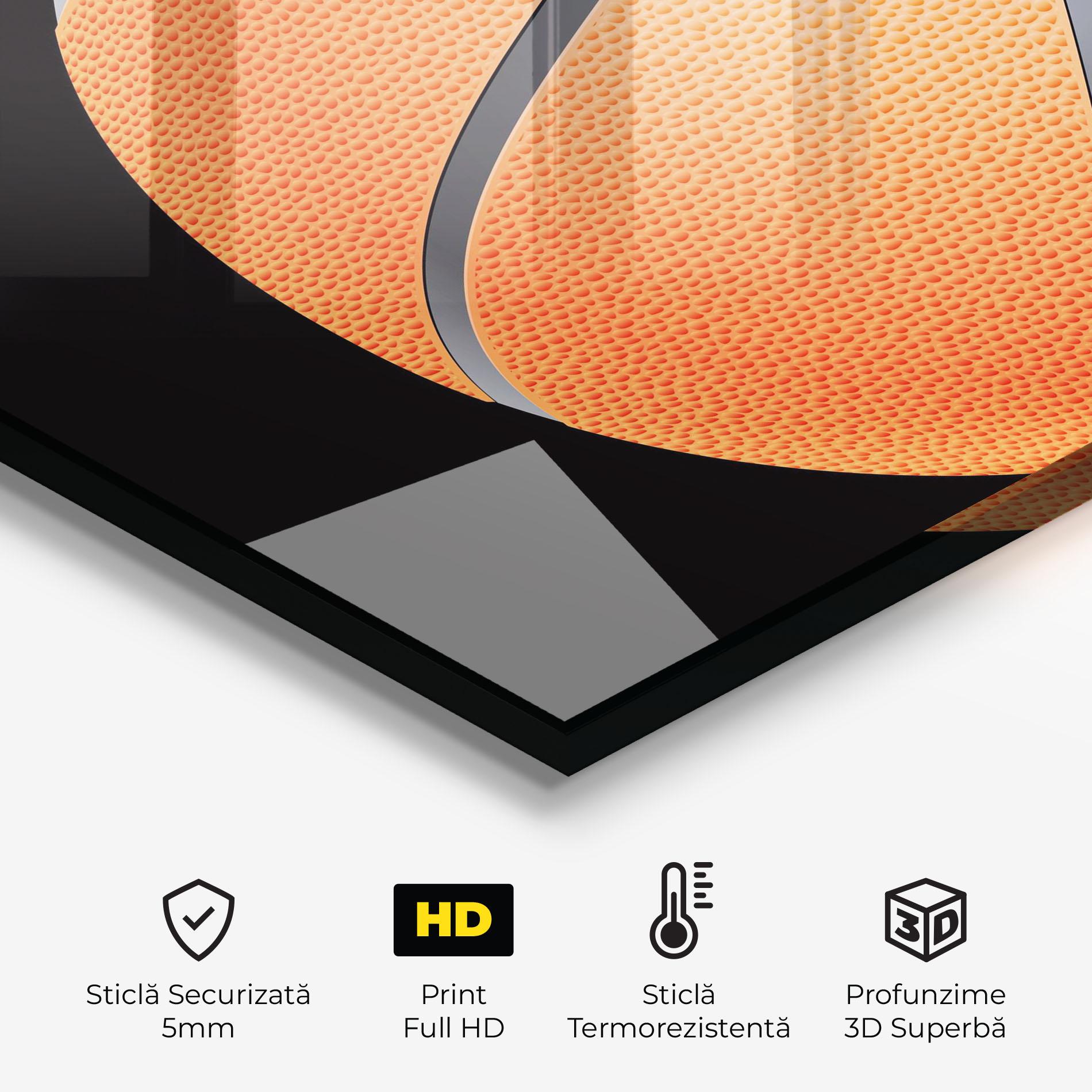 Panou Sticla Bucatarie Close Up Basketball mockup 2