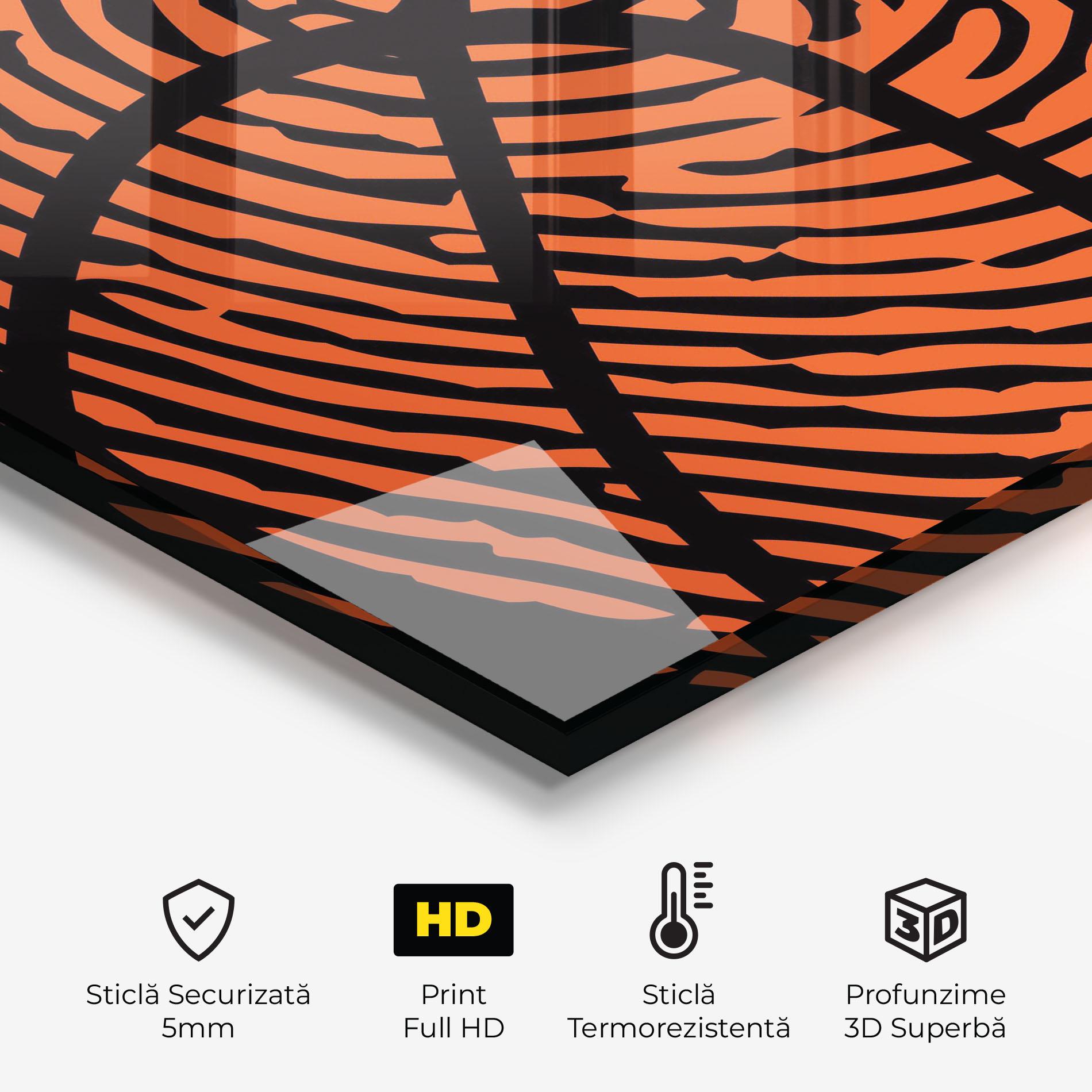Panou Sticla Bucatarie Fingerprint Basketball mockup 2