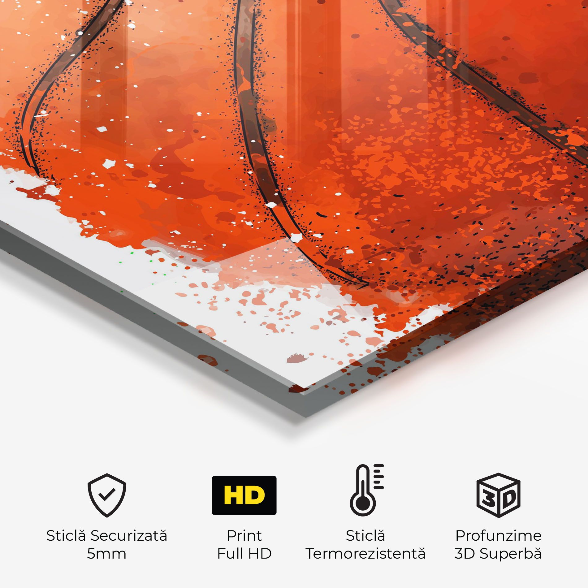 Orange Basket Ball mockup 2