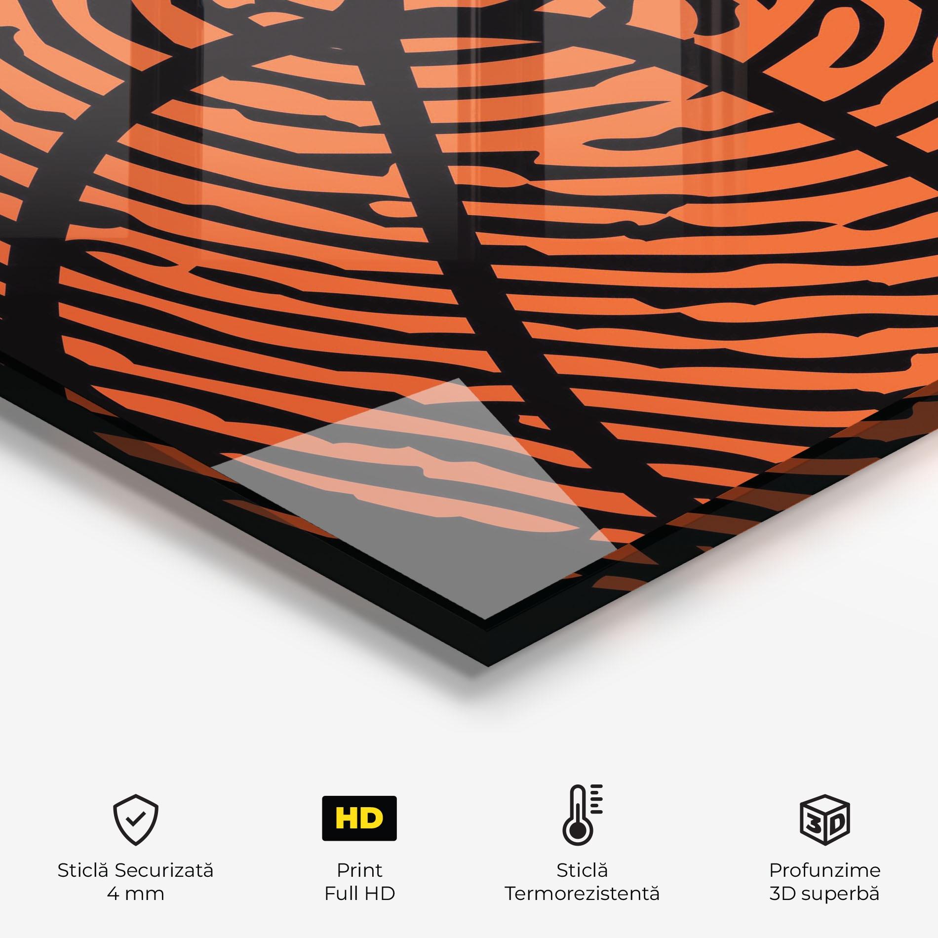 Panou Sticla Bucatarie Fingerprint Basketball mockup 2
