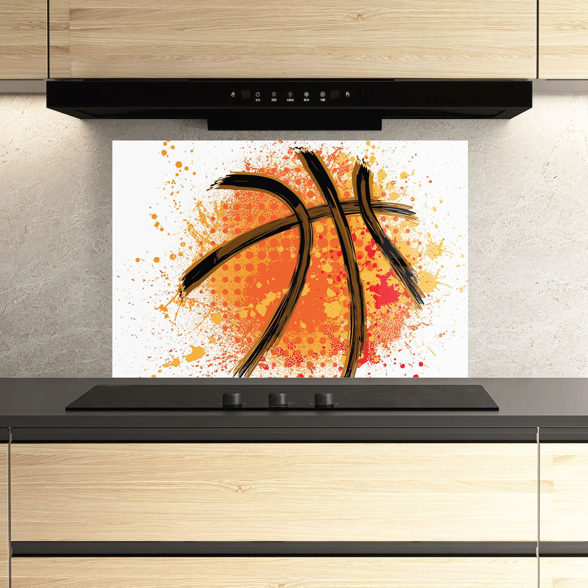 Basket Orange Grunge mockup 3