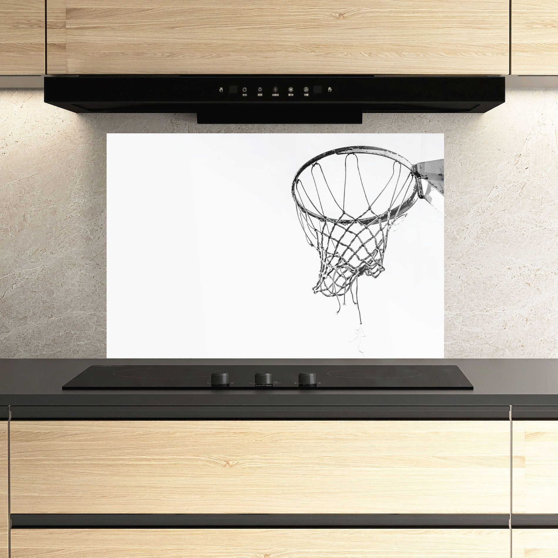 Grey Basket Hoop mockup 3