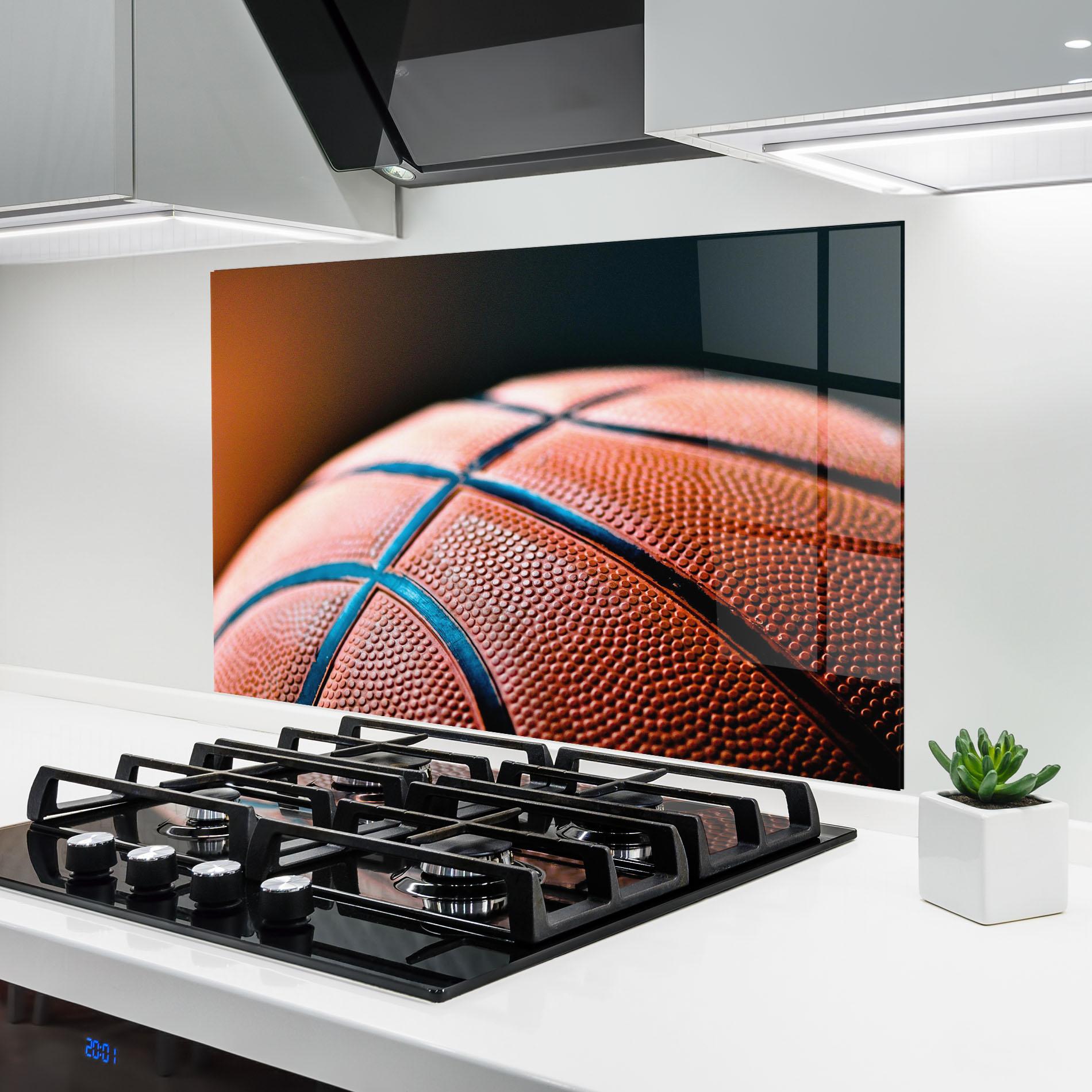 Panou Sticla Bucatarie Basketball In Light mockup 6