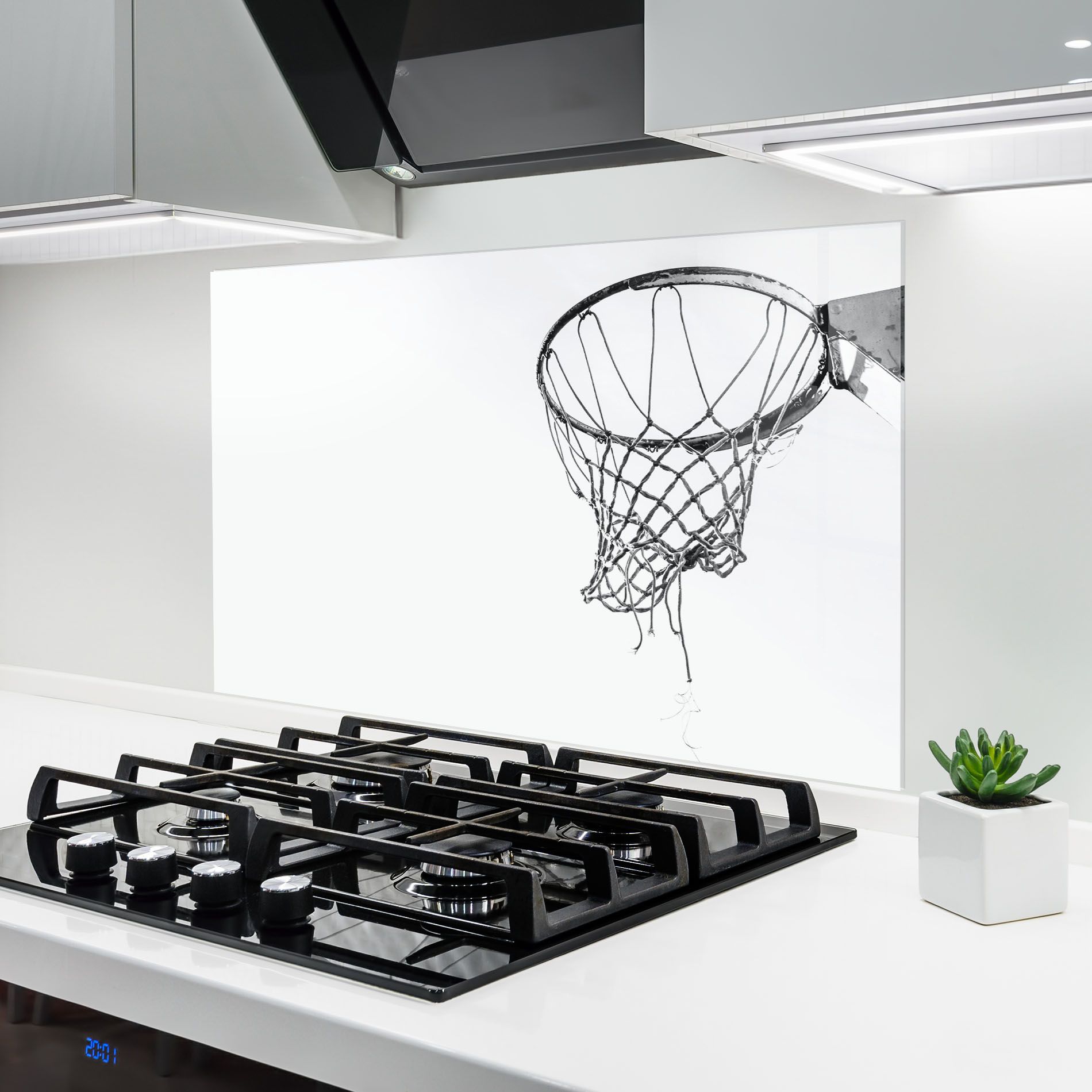 Grey Basket Hoop mockup 6