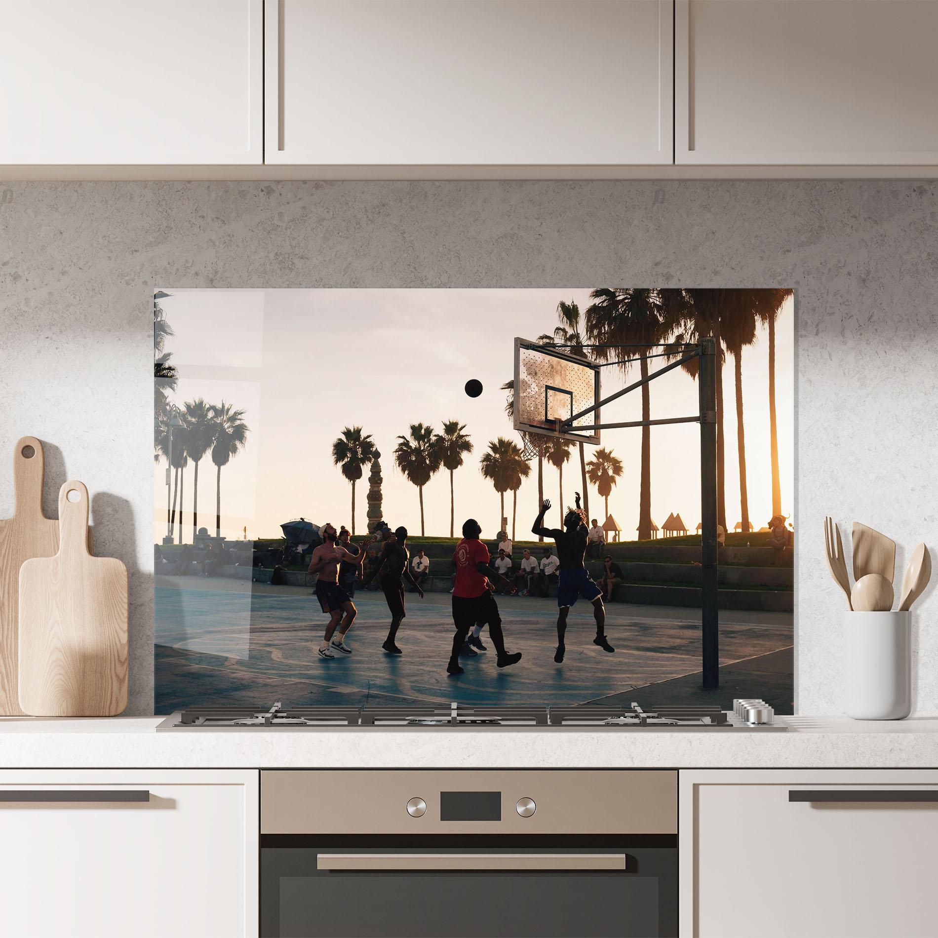 Panou Sticla Bucatarie Basketball Friends mockup 7