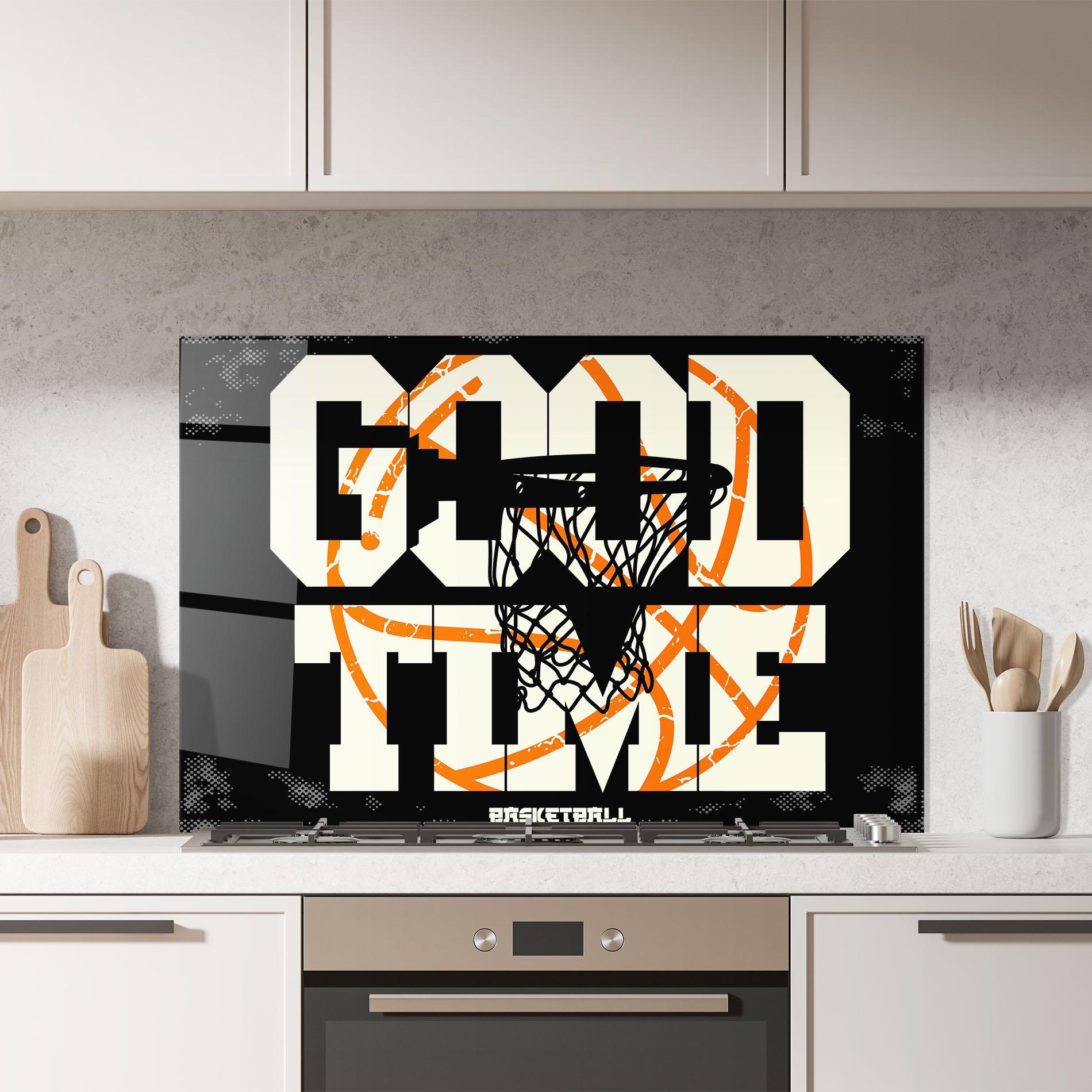Panou Sticla Bucatarie Good Time Basket mockup 7