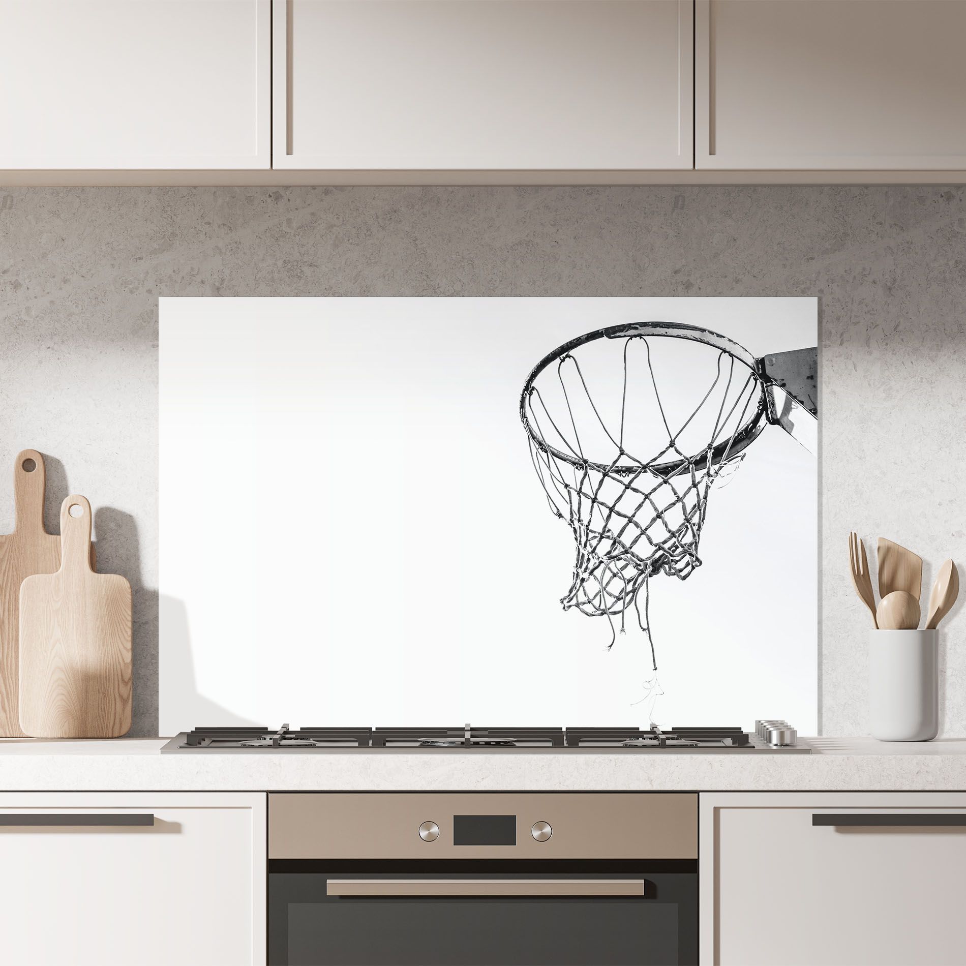 Grey Basket Hoop mockup 7