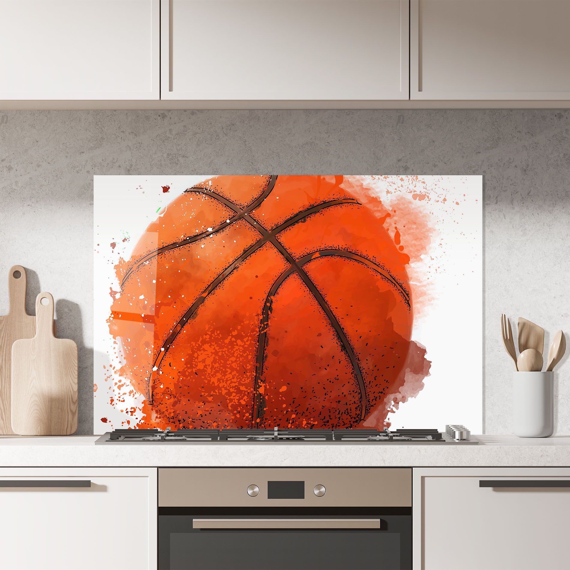 Orange Basket Ball mockup 7