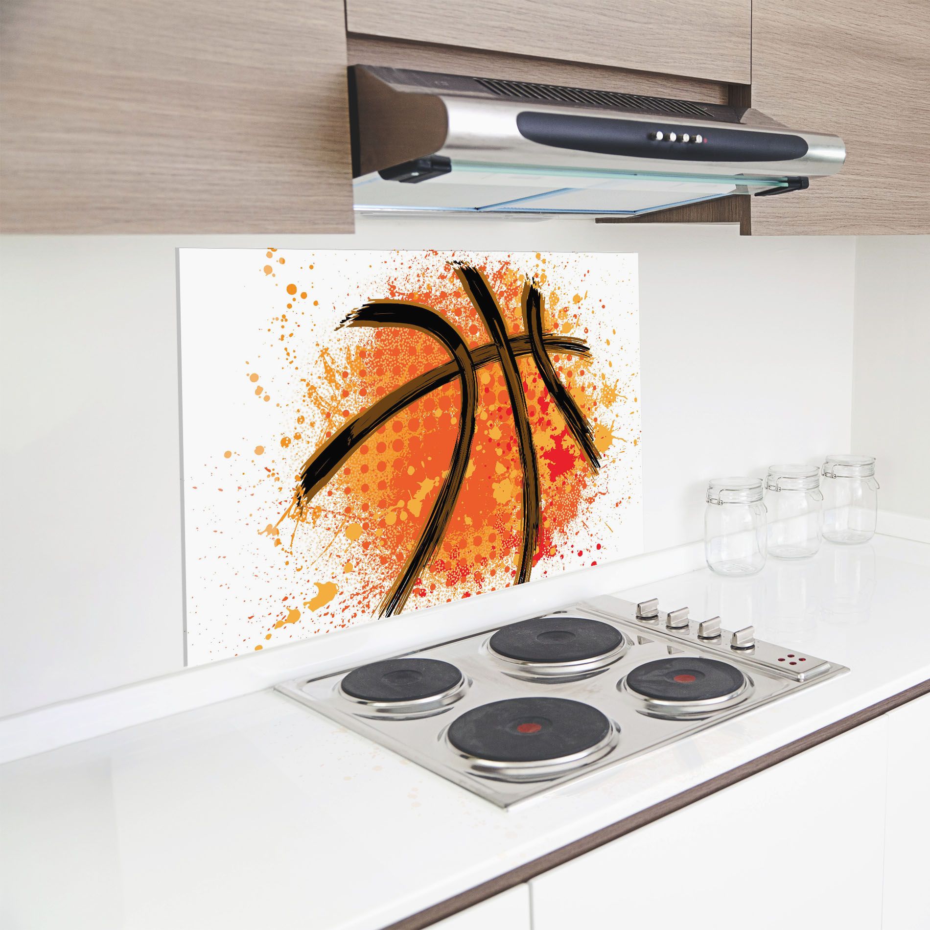 Basket Orange Grunge mockup 8