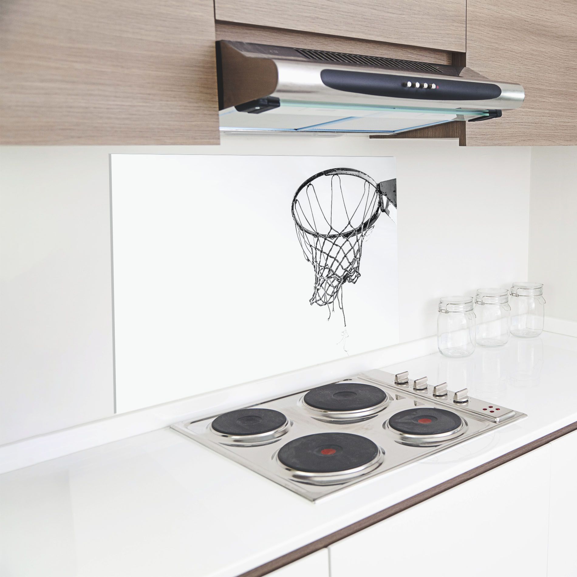 Grey Basket Hoop mockup 8