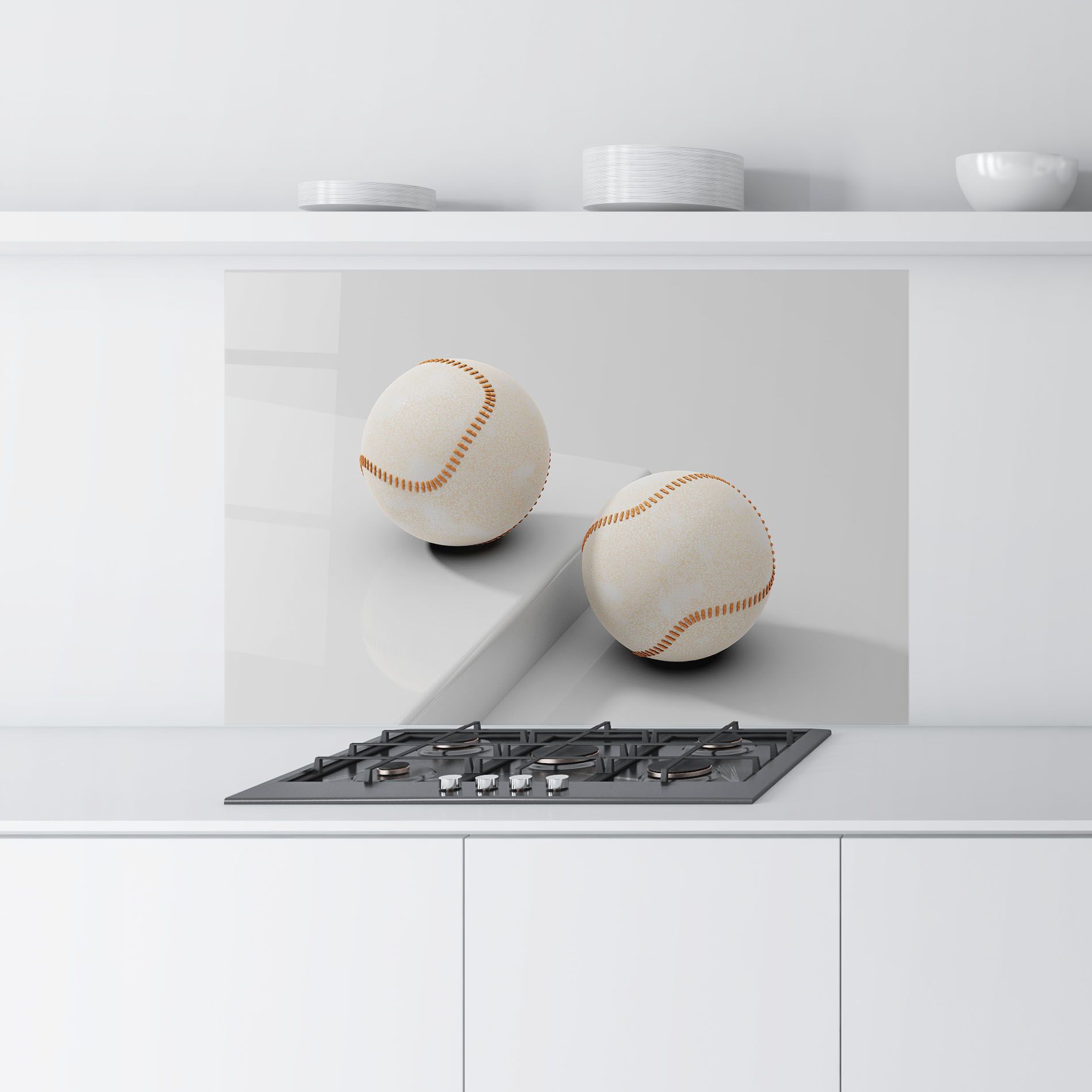Baseball Ball On White mockup 9