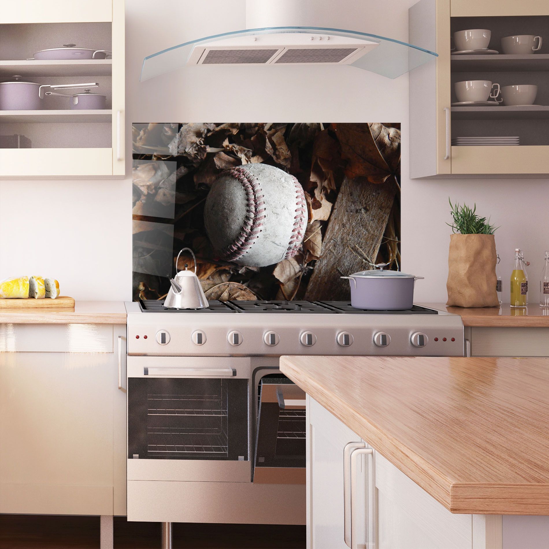 Autumn Baseball Ball mockup 1