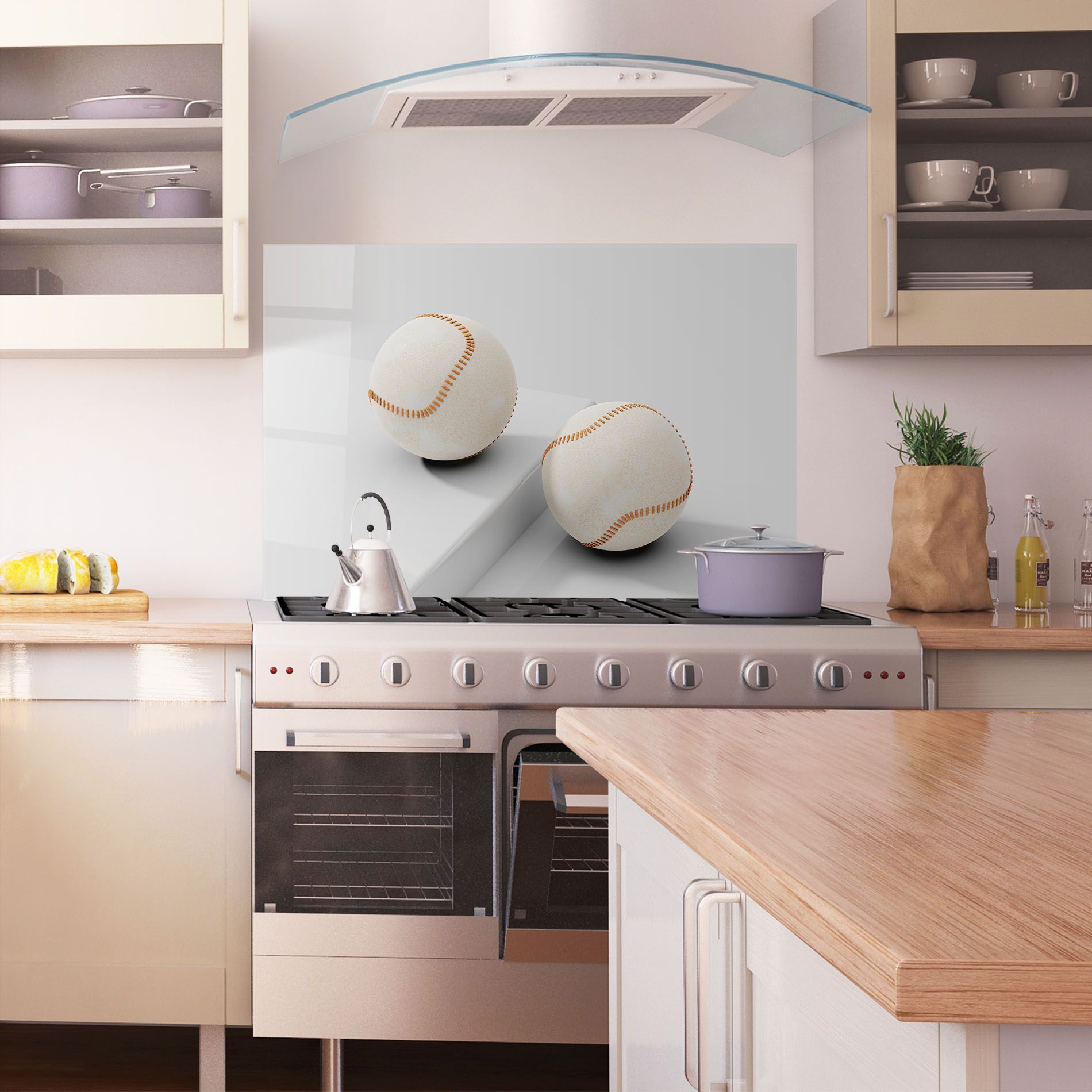 Baseball Ball On White mockup 1