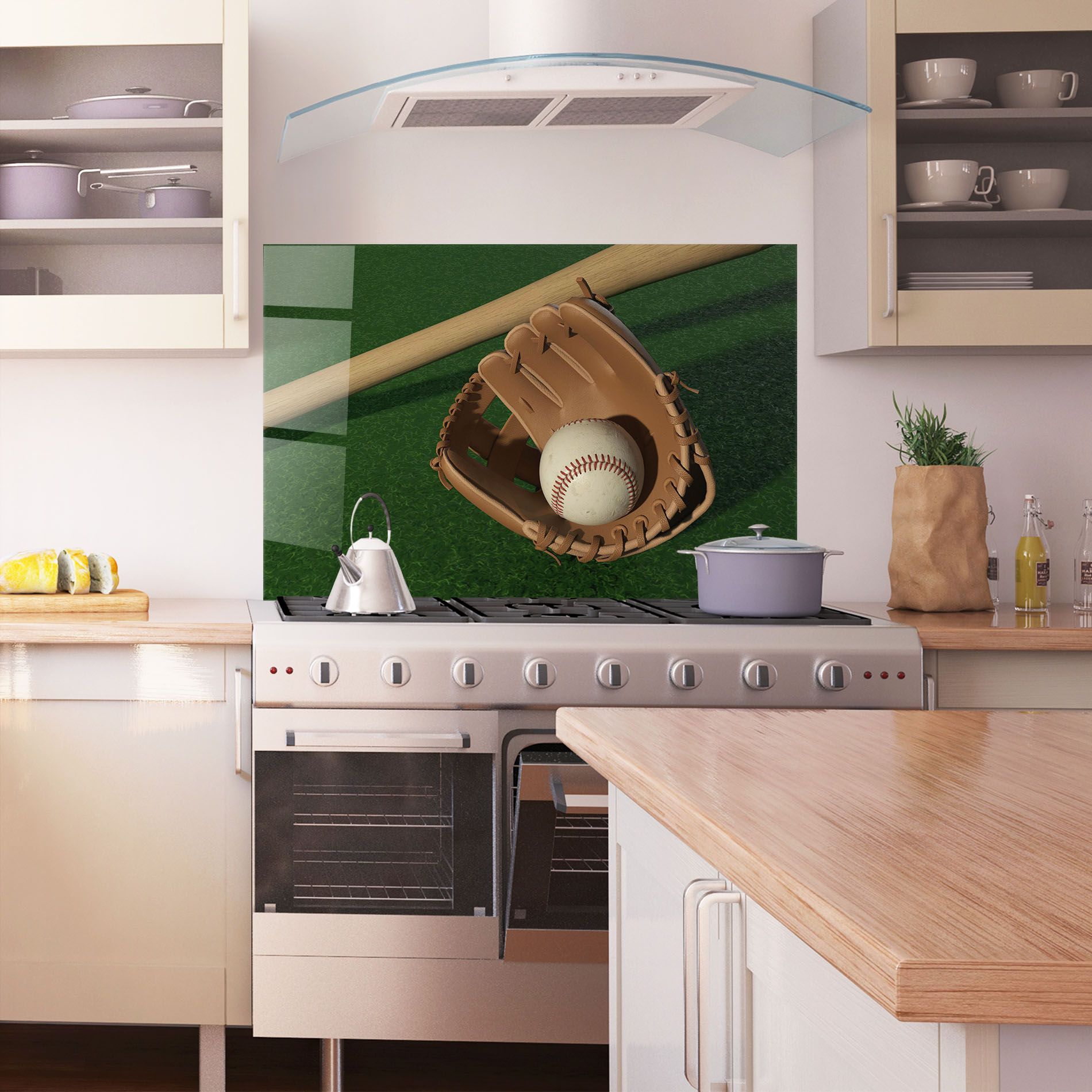 Baseball Glove On Green mockup 1