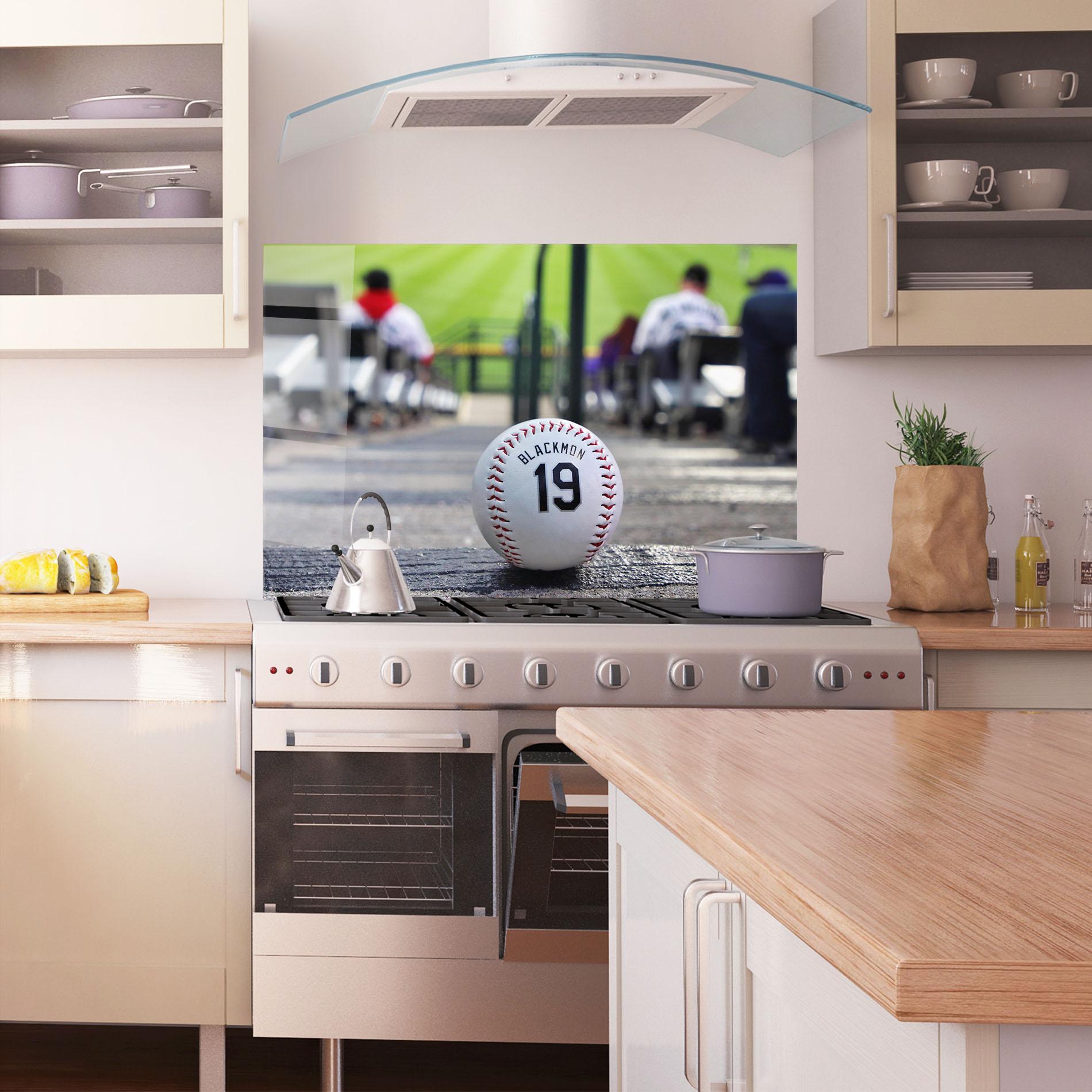 Panou Sticla Bucatarie Baseball Nr 19 mockup 1