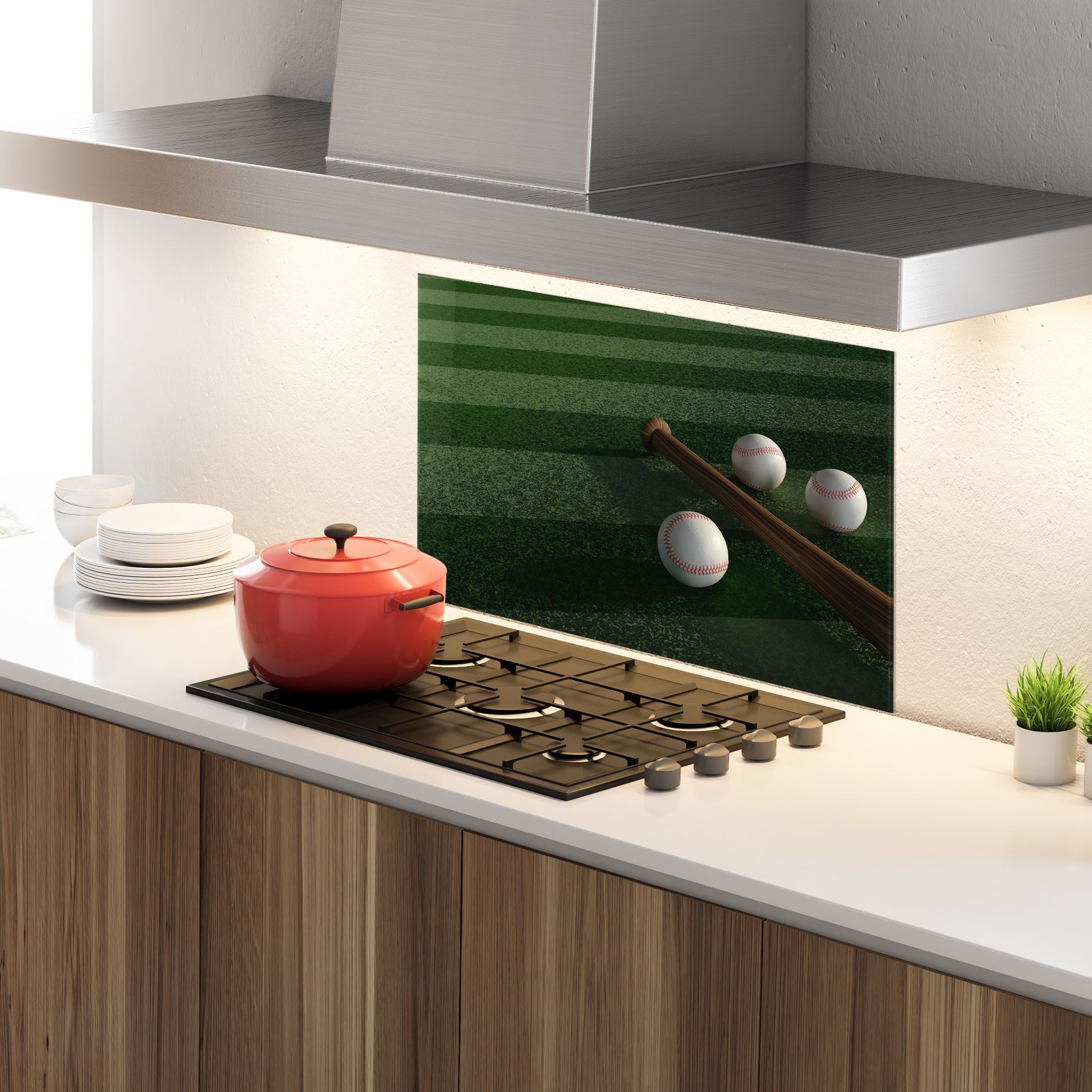 Baseball Balls On Grass mockup 4