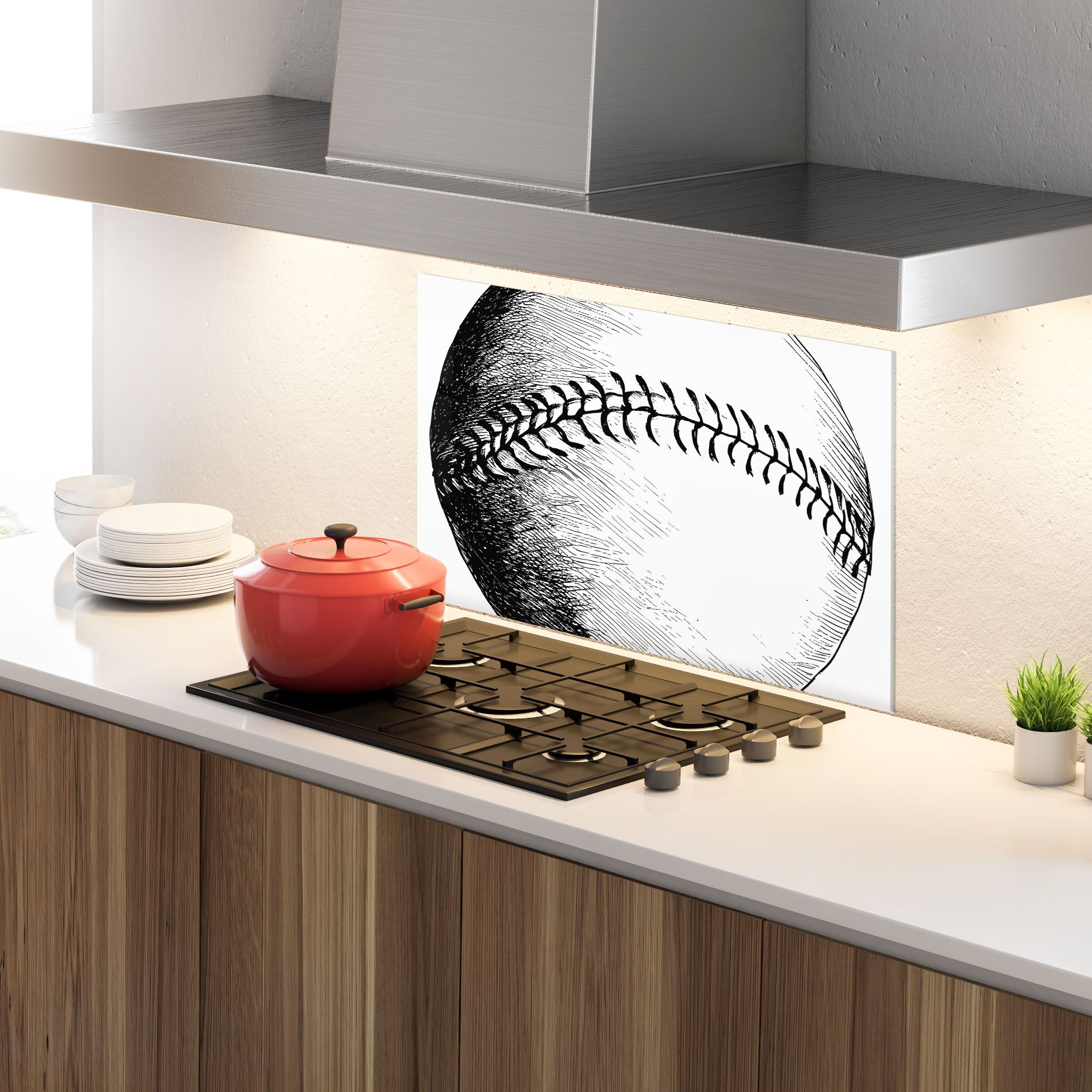 Baseball Black Line mockup 4