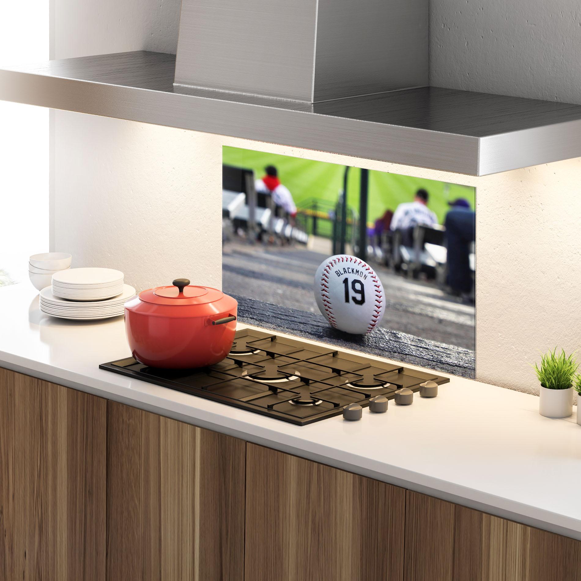 Panou Sticla Bucatarie Baseball Nr 19 mockup 4