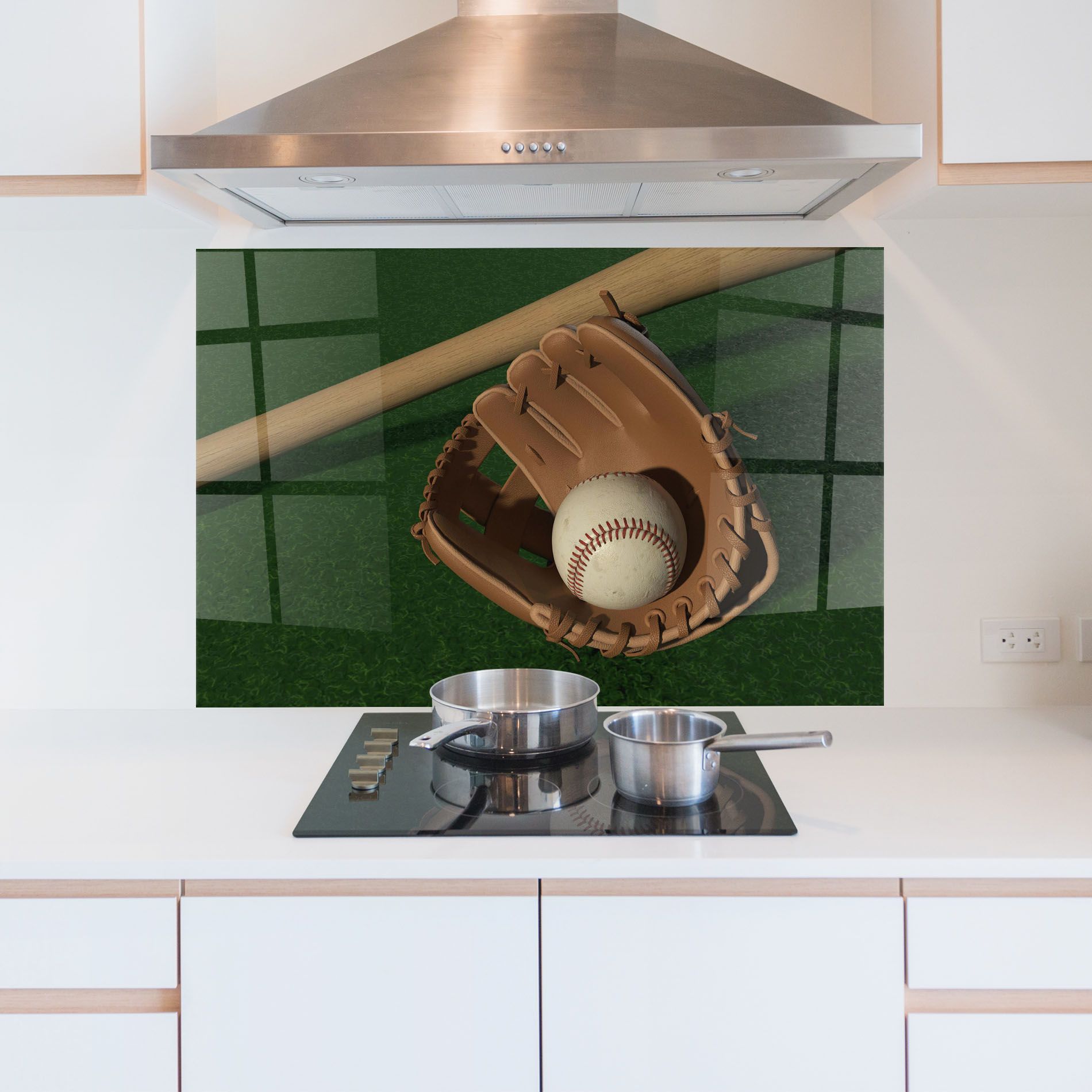 Baseball Glove On Green mockup 5