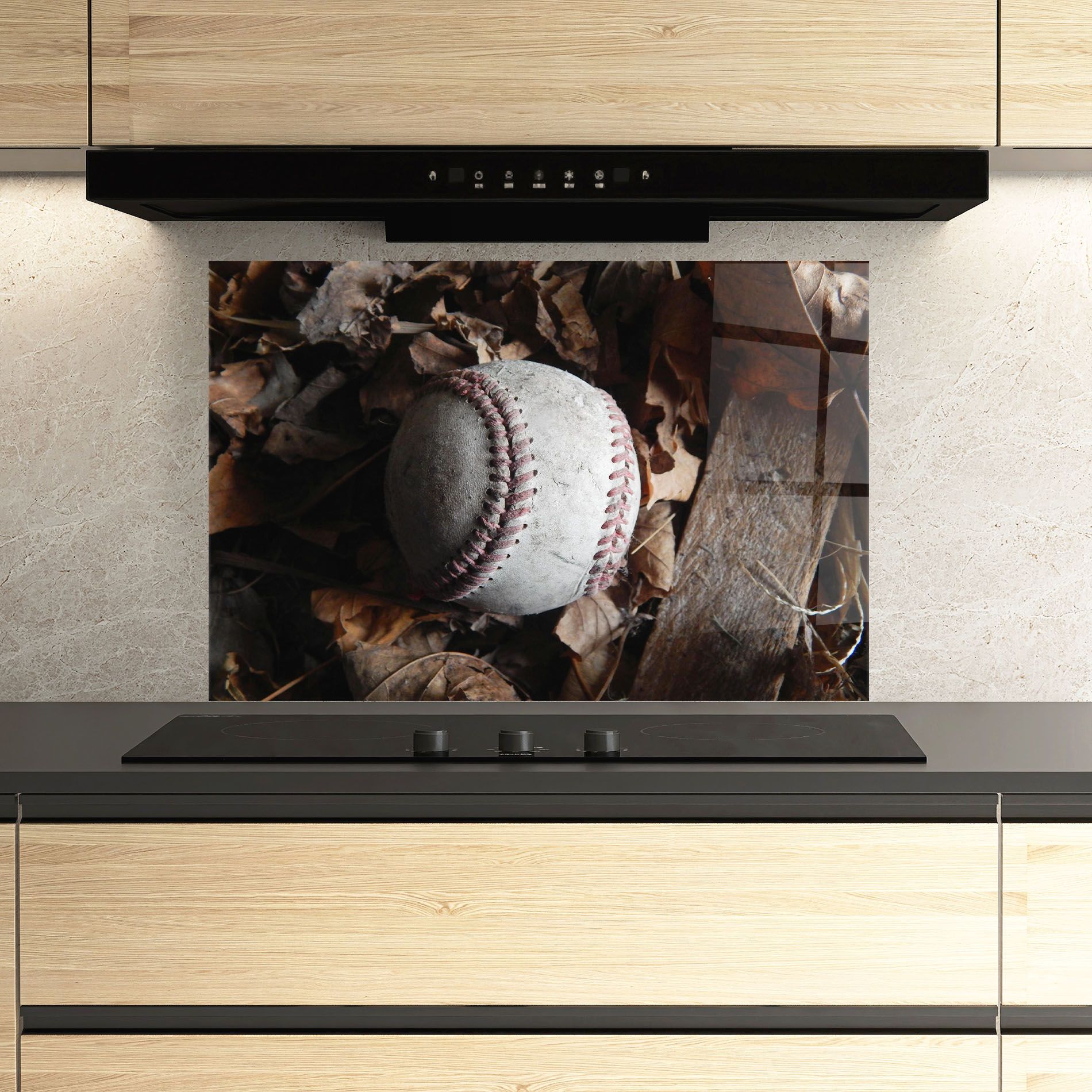 Autumn Baseball Ball mockup 3