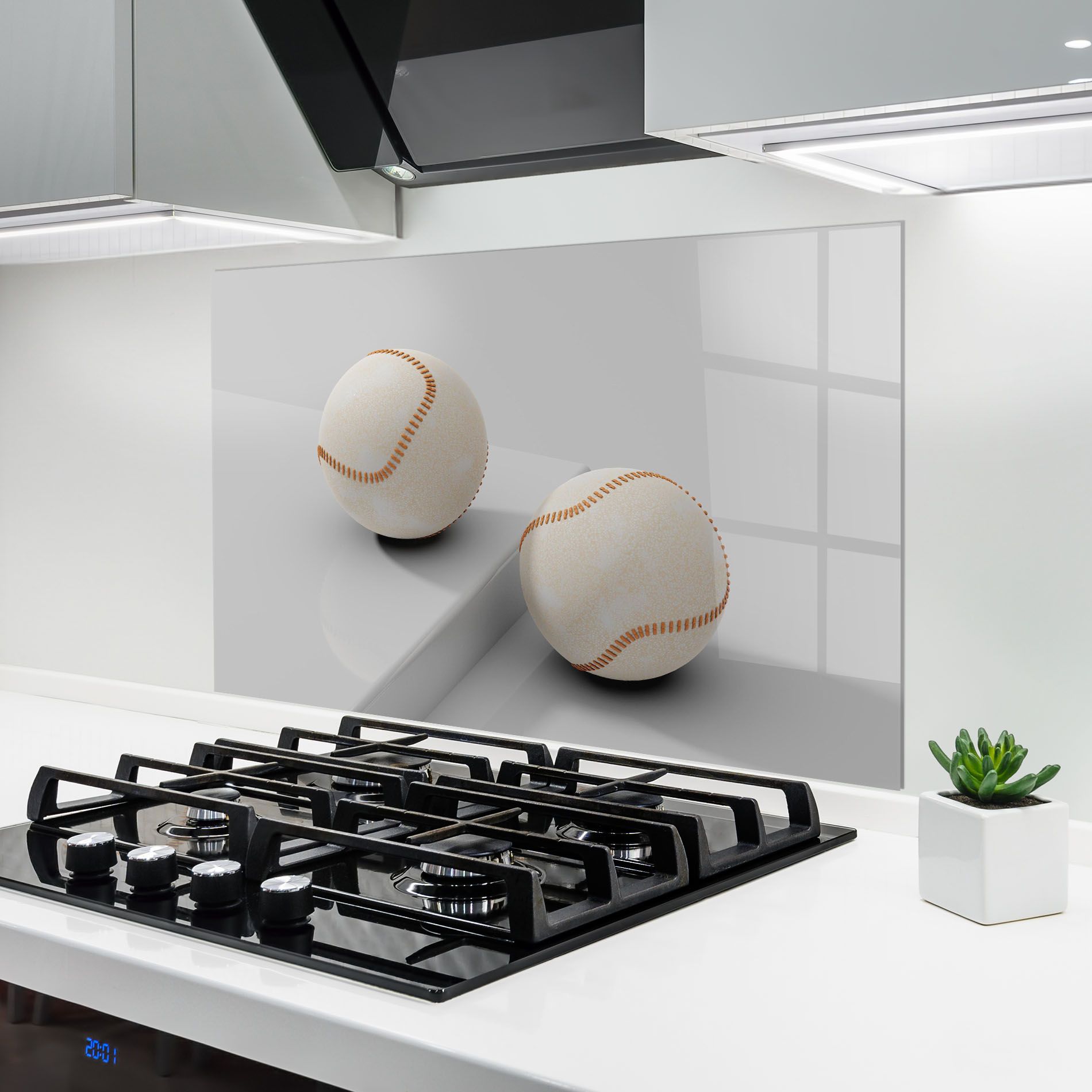 Baseball Ball On White mockup 6