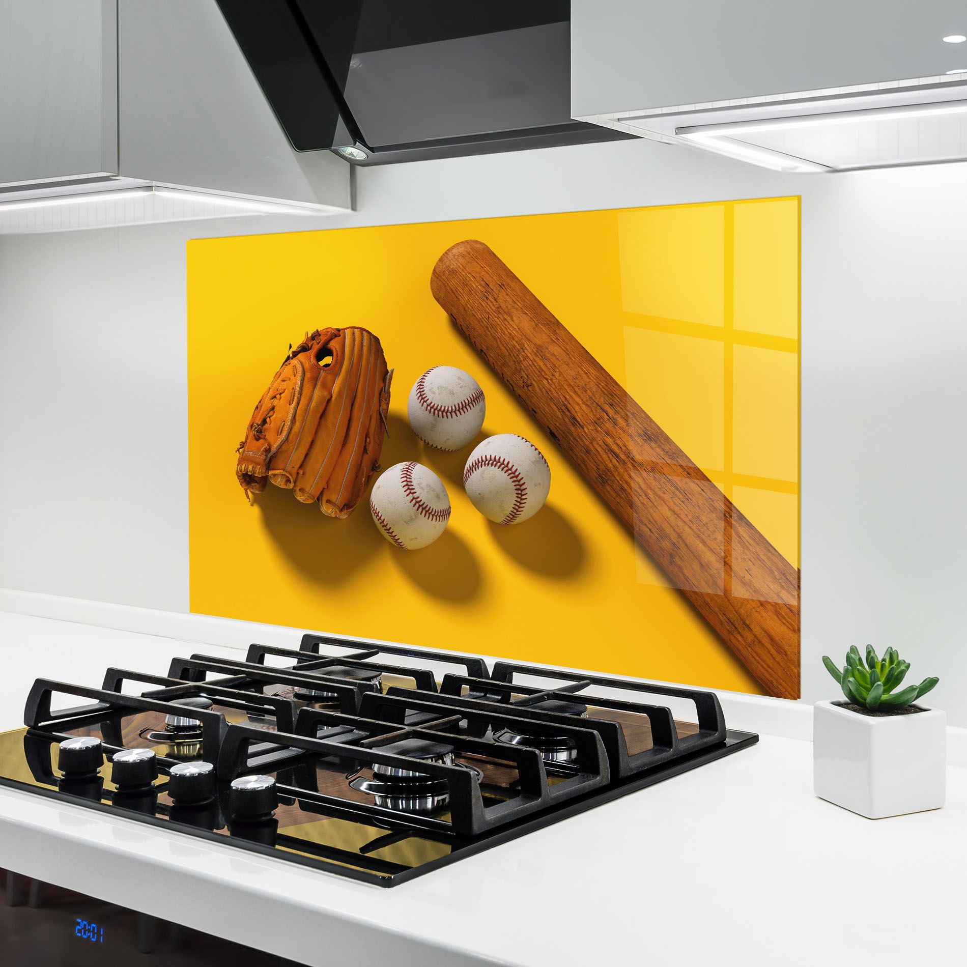 Baseball Set On Yellow mockup 6