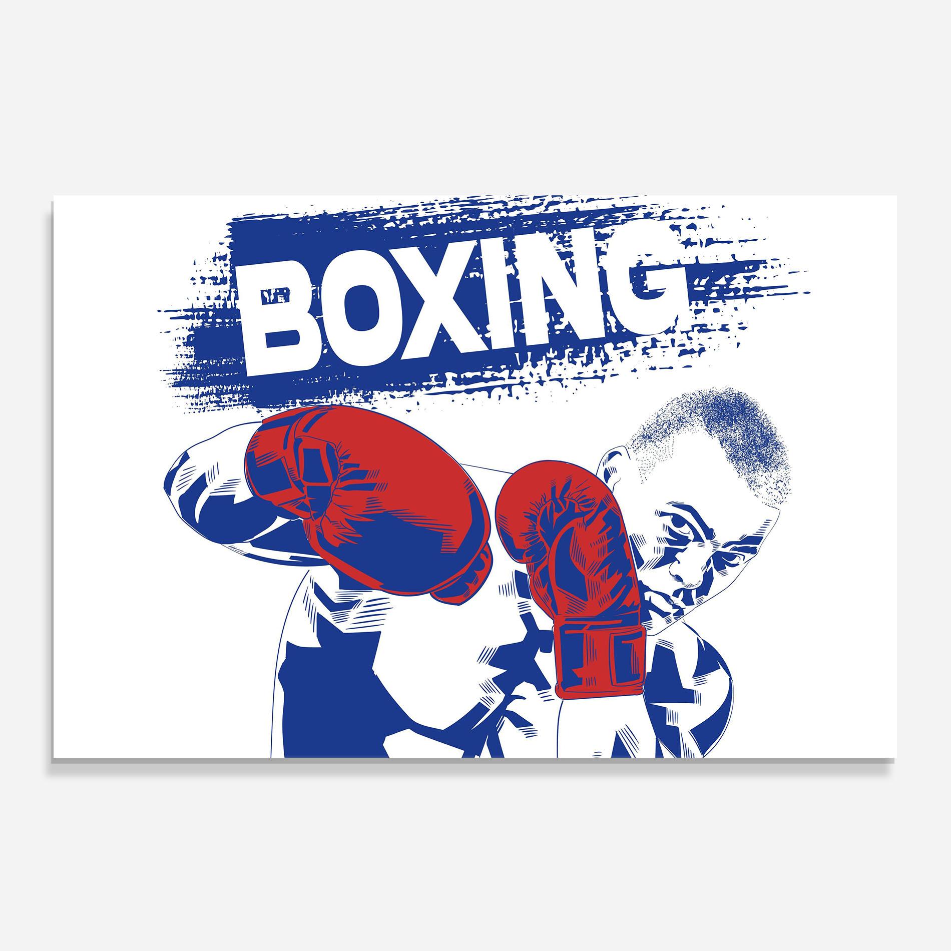Panou Sticla Bucatarie Blue Boxing mockup 0