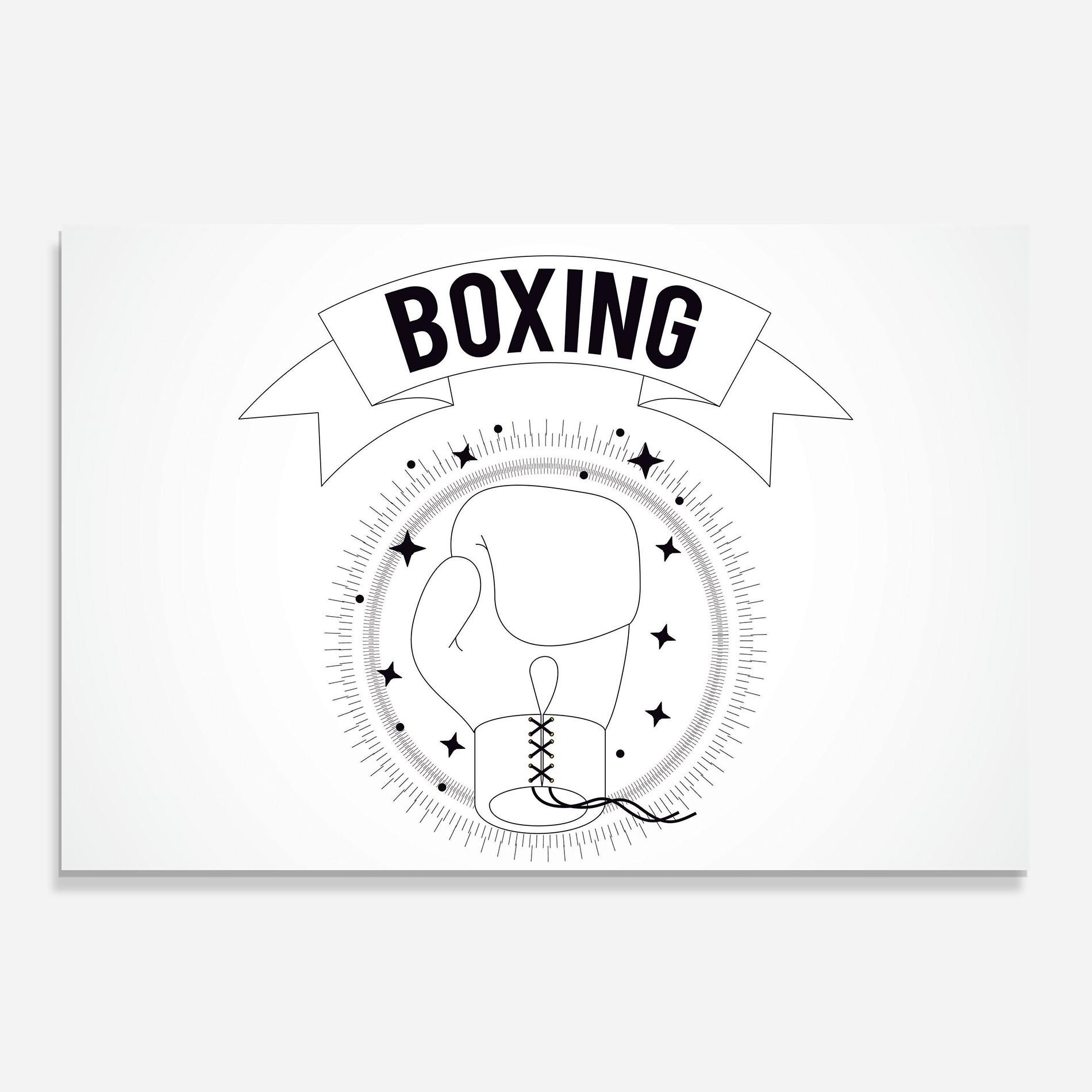Panou Sticla Bucatarie Boxing Line mockup 0